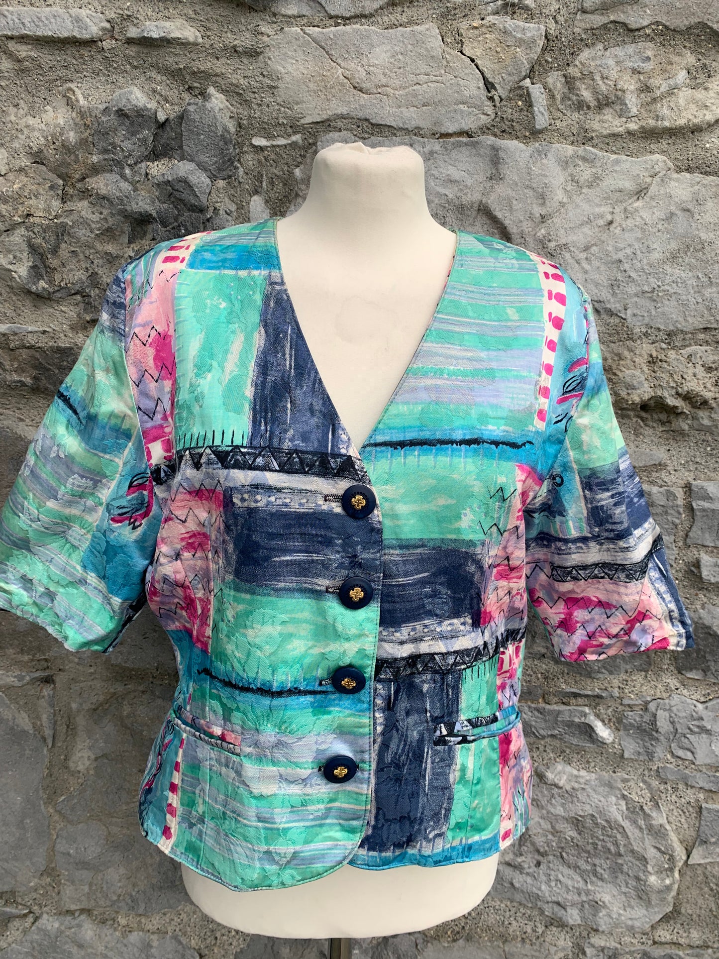 Endora colourful 90s jacket uk 12