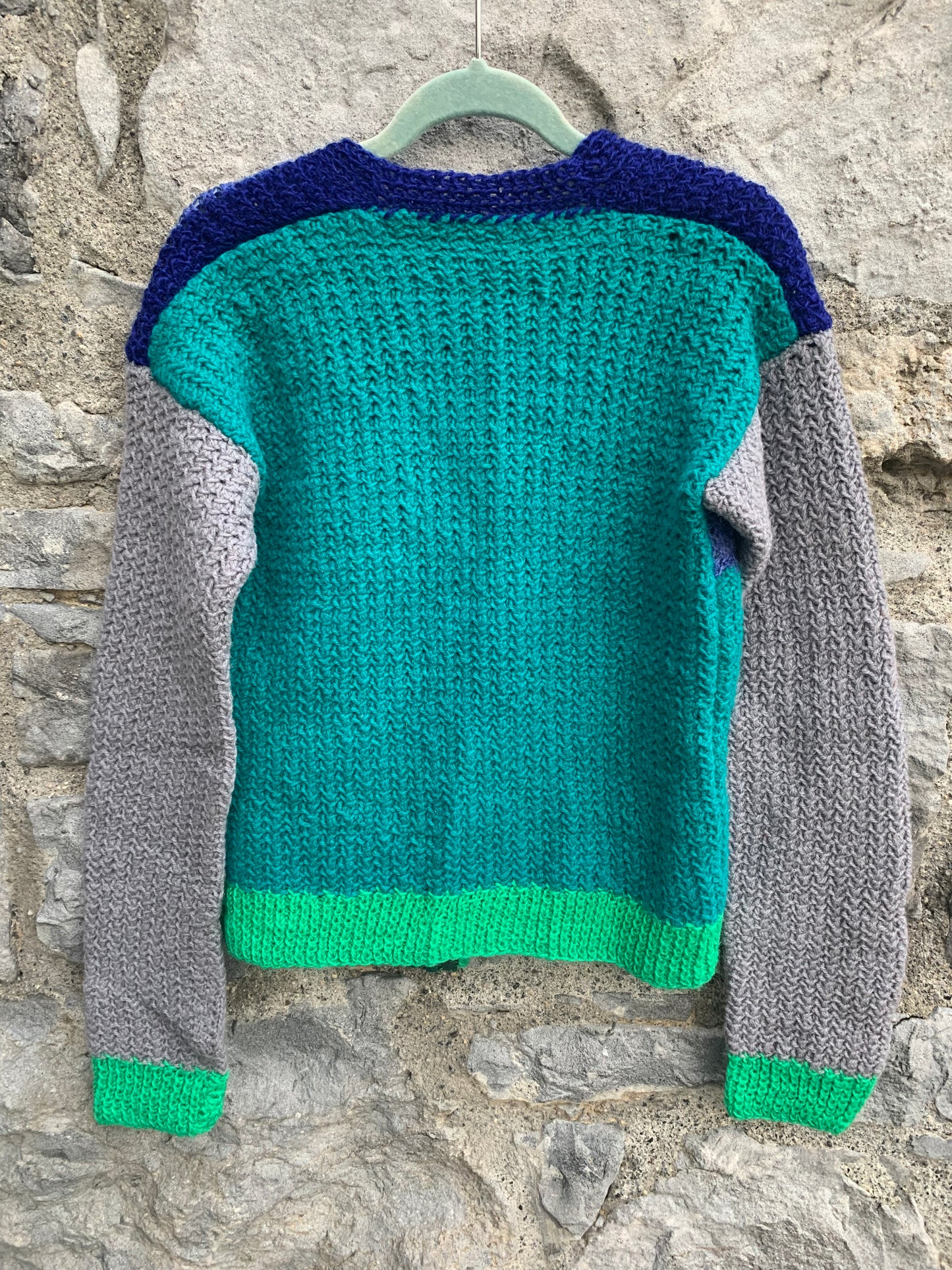Knitted zipped cardigan 8y (128cm)