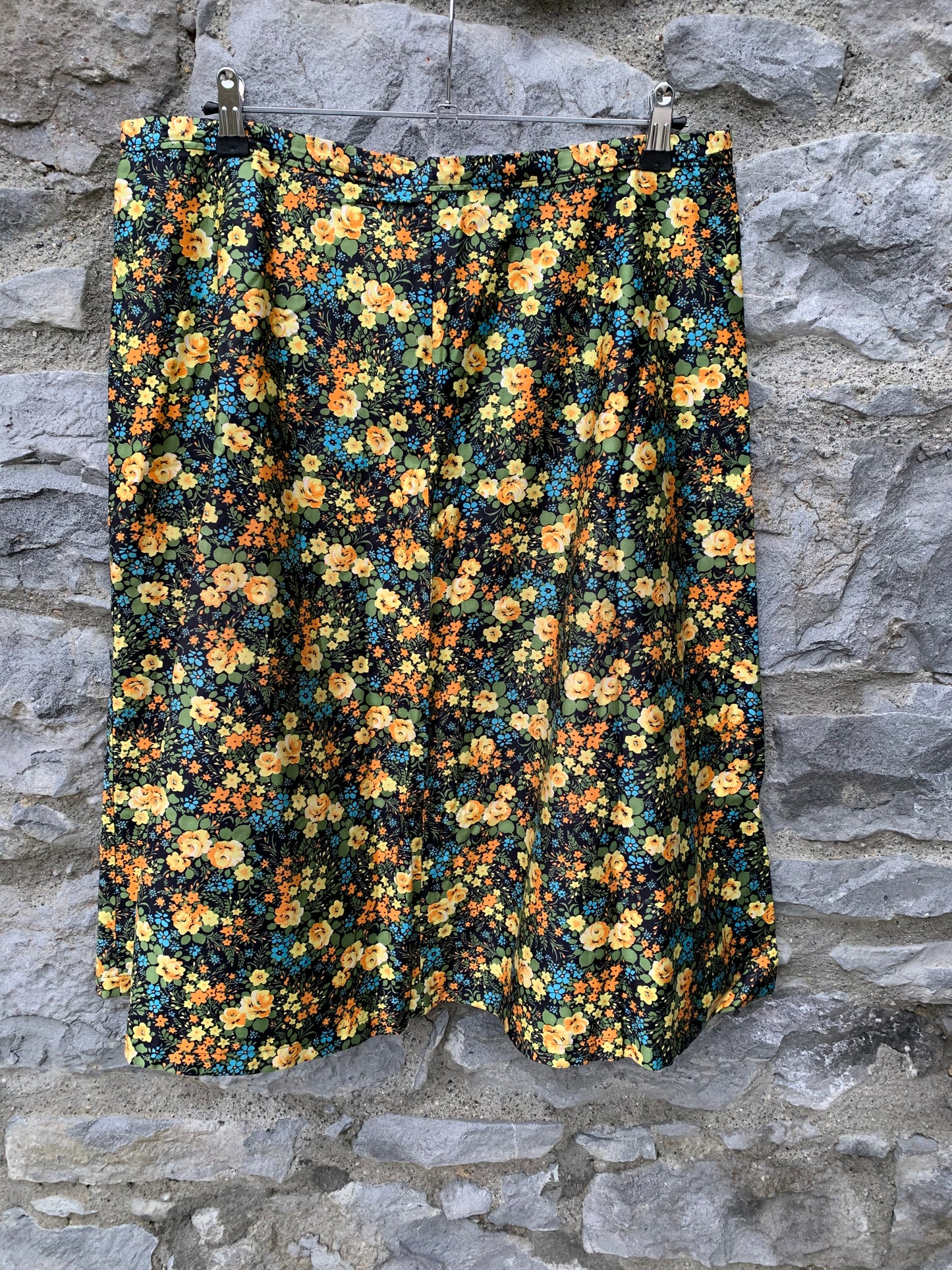 Dinky flowers a-line skirt uk 16