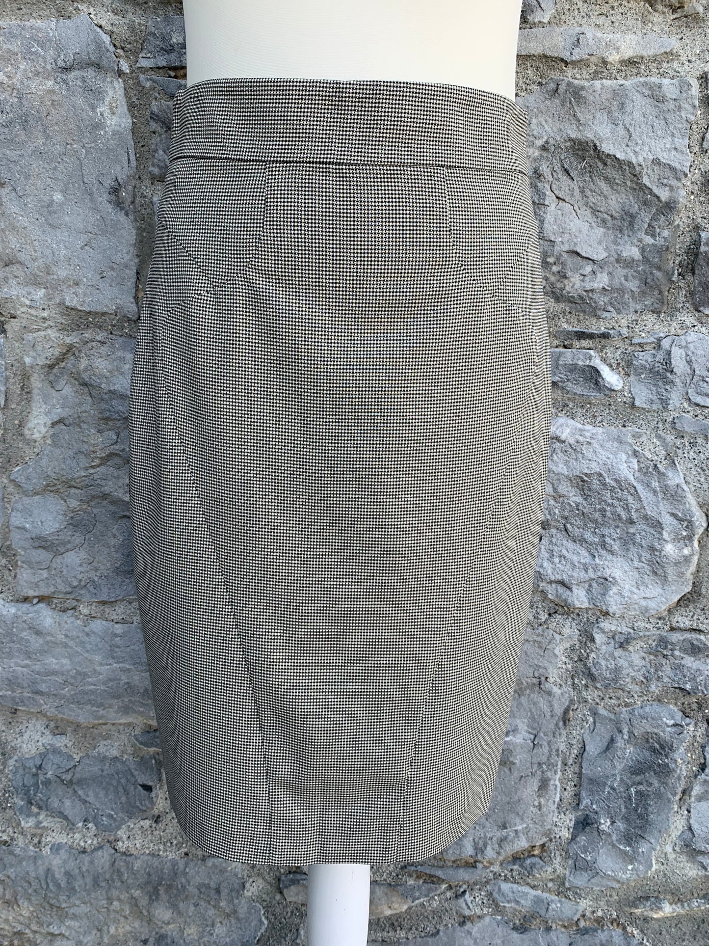 Gingham pencil skirt uk 10