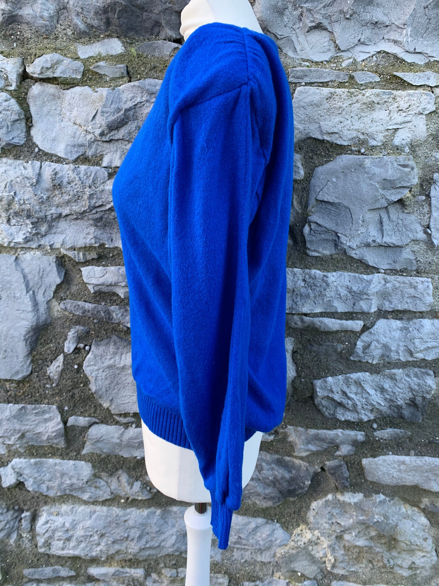 Blue jumper with embroidery uk 10
