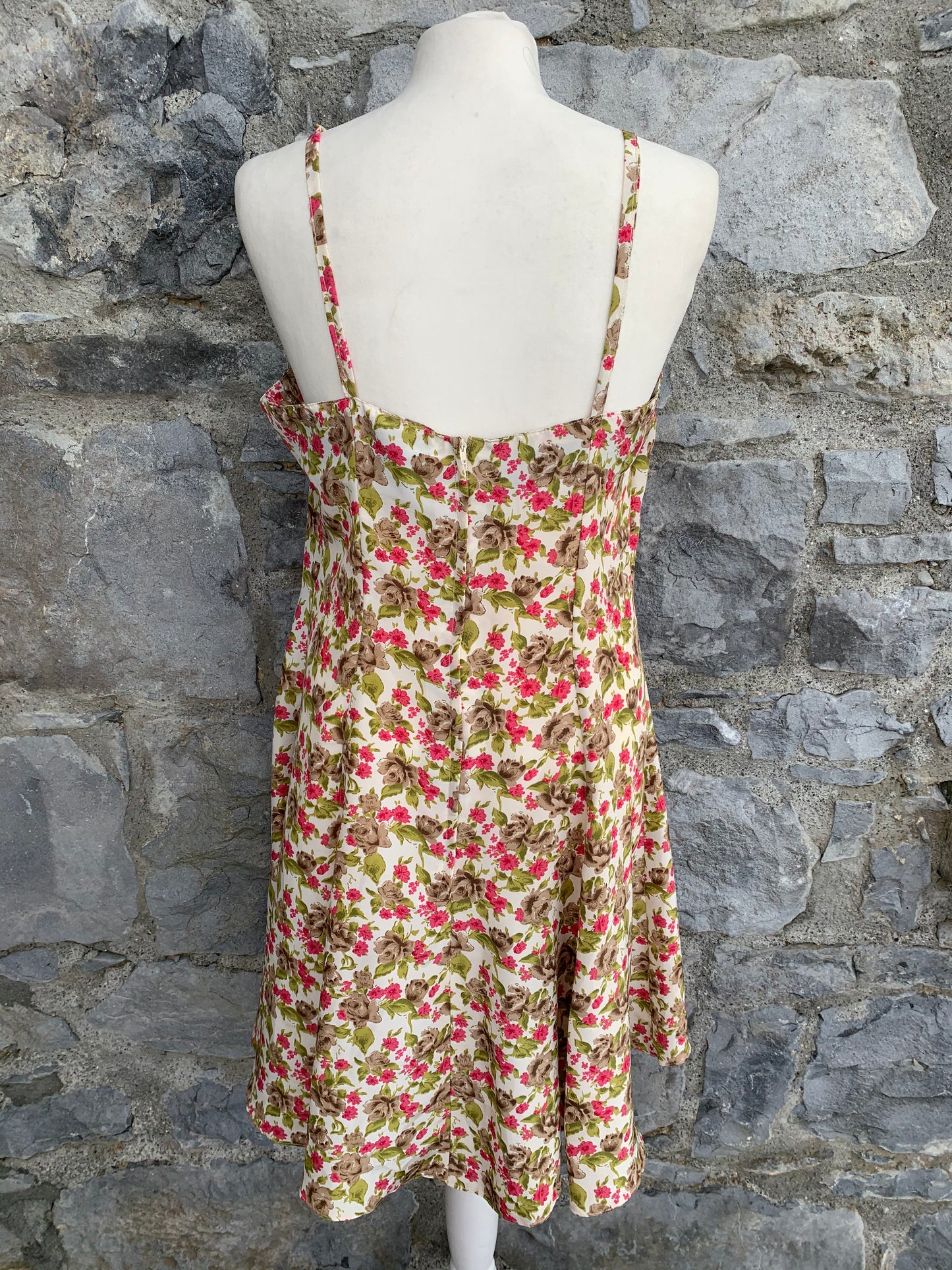 Pink&brown sun dress uk 12