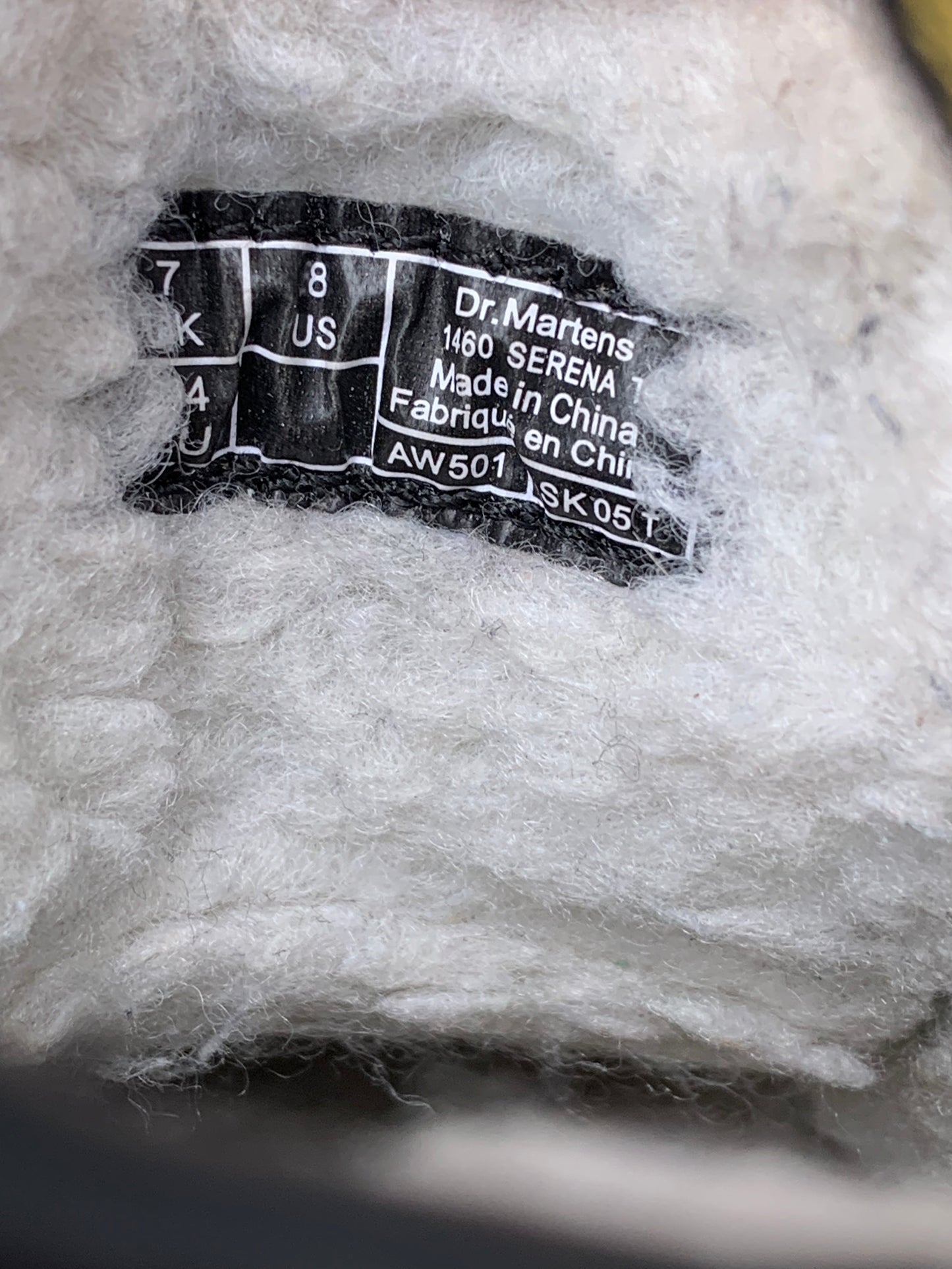 Furry Dr Martens uk 7 (eu 24)