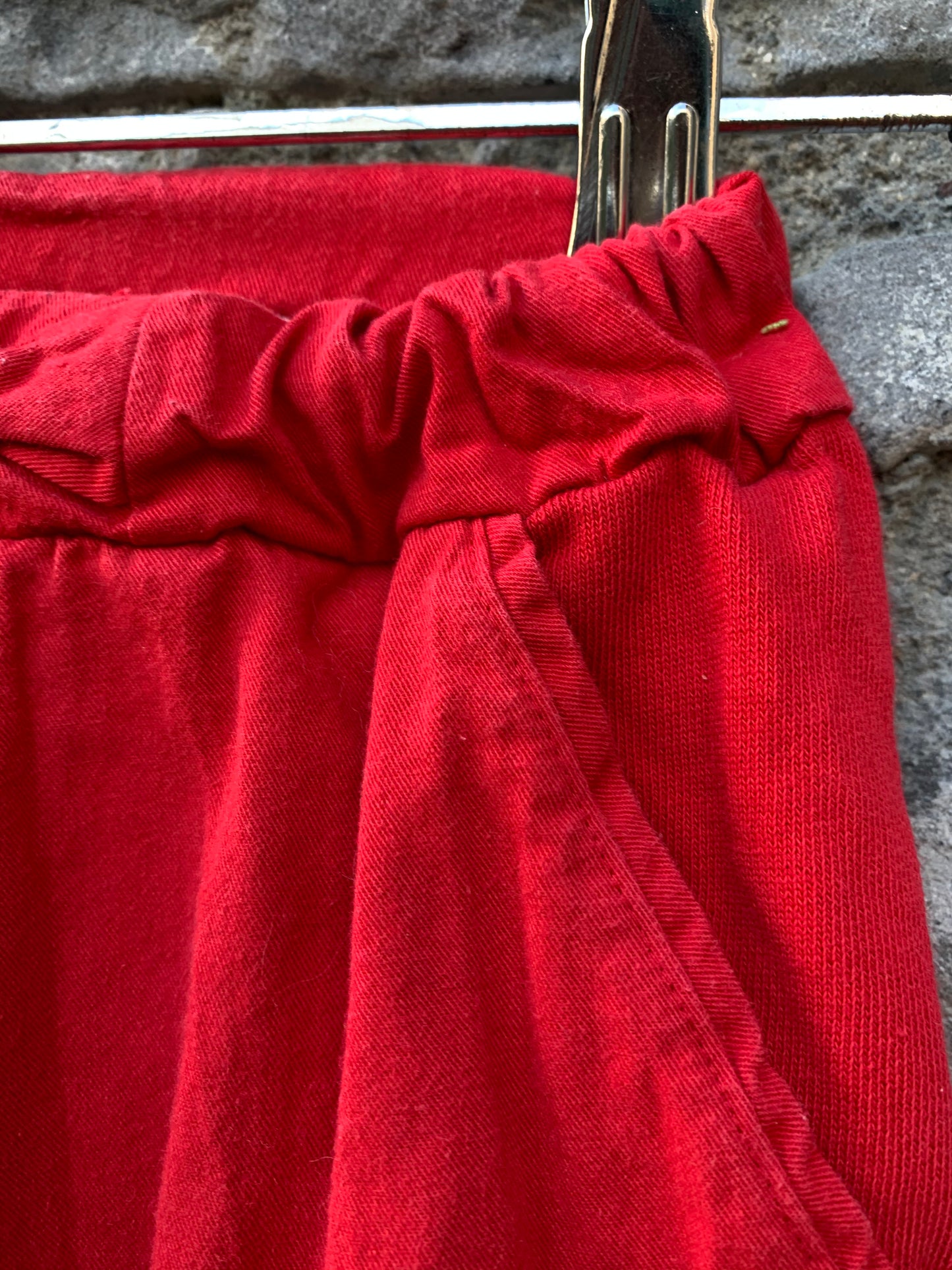 Red pants 9-12m (74-80cm)