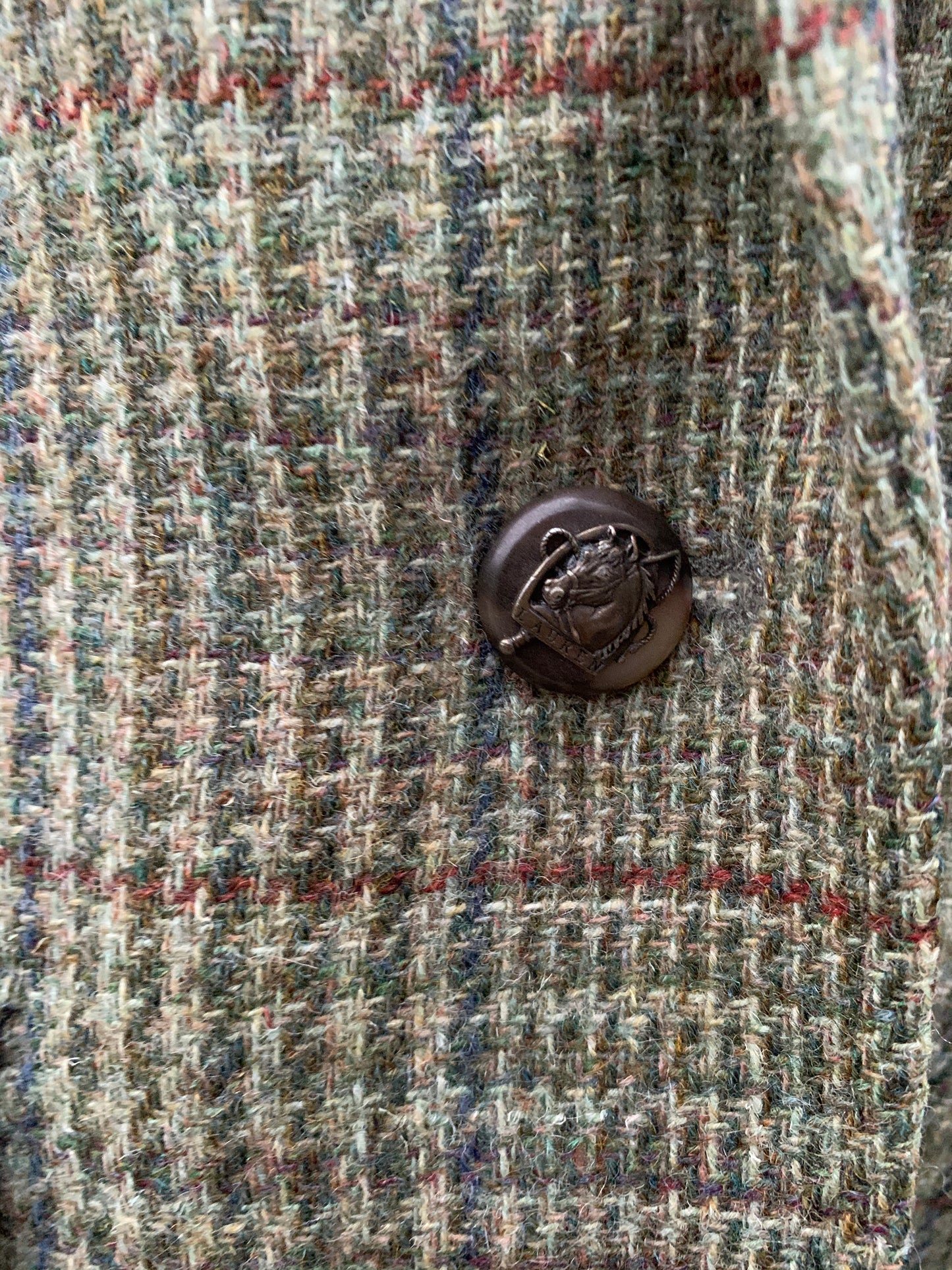 R.Lauren green check jacket uk 12