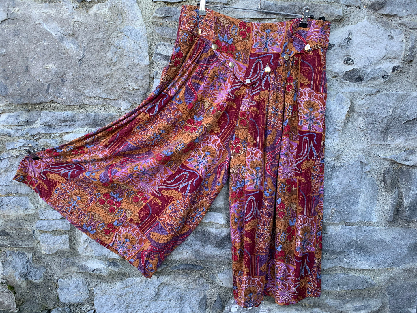 Gikont 80s floral culottes uk 16-18