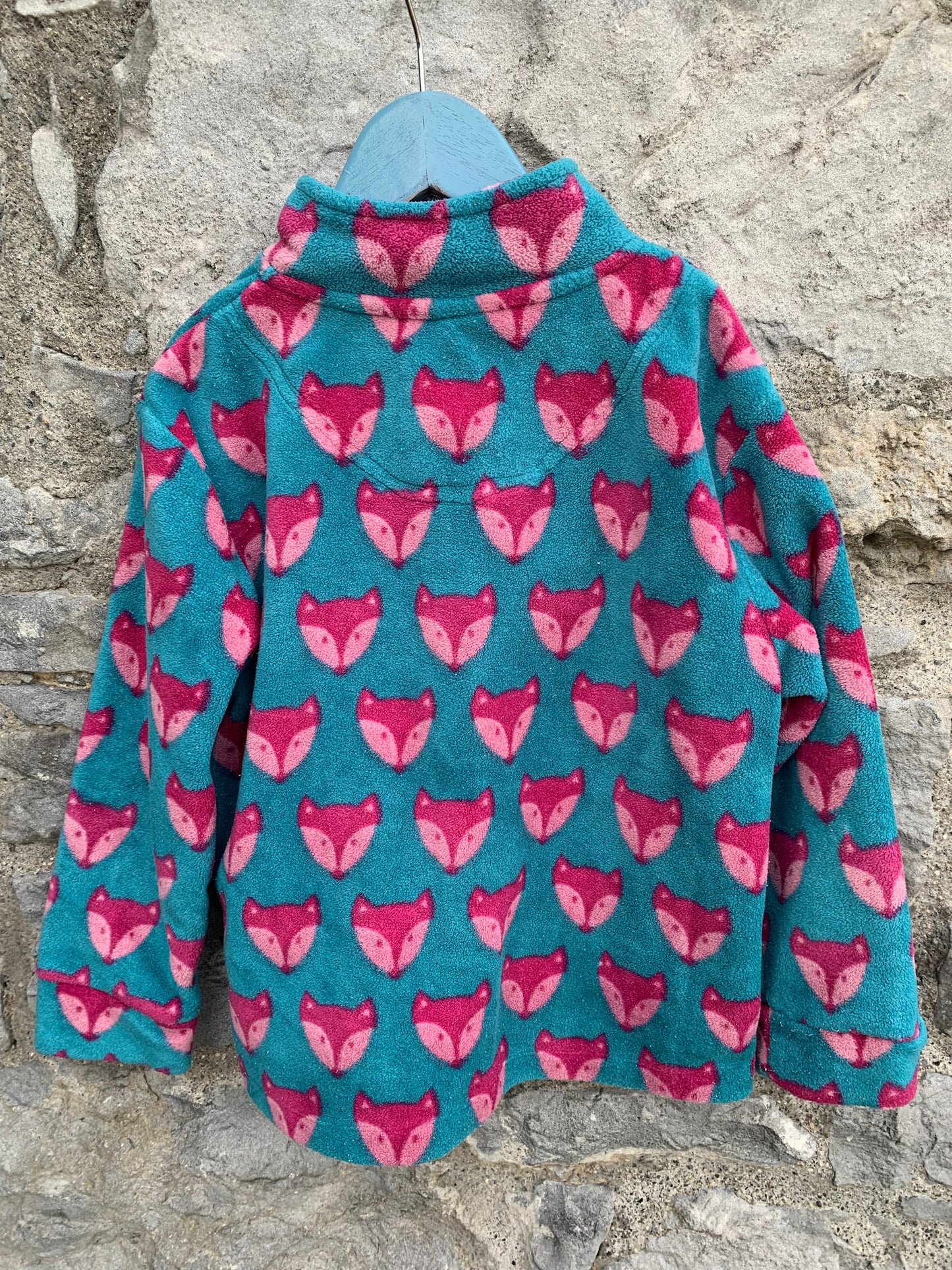 Foxes blue fleece 6y (116cm)