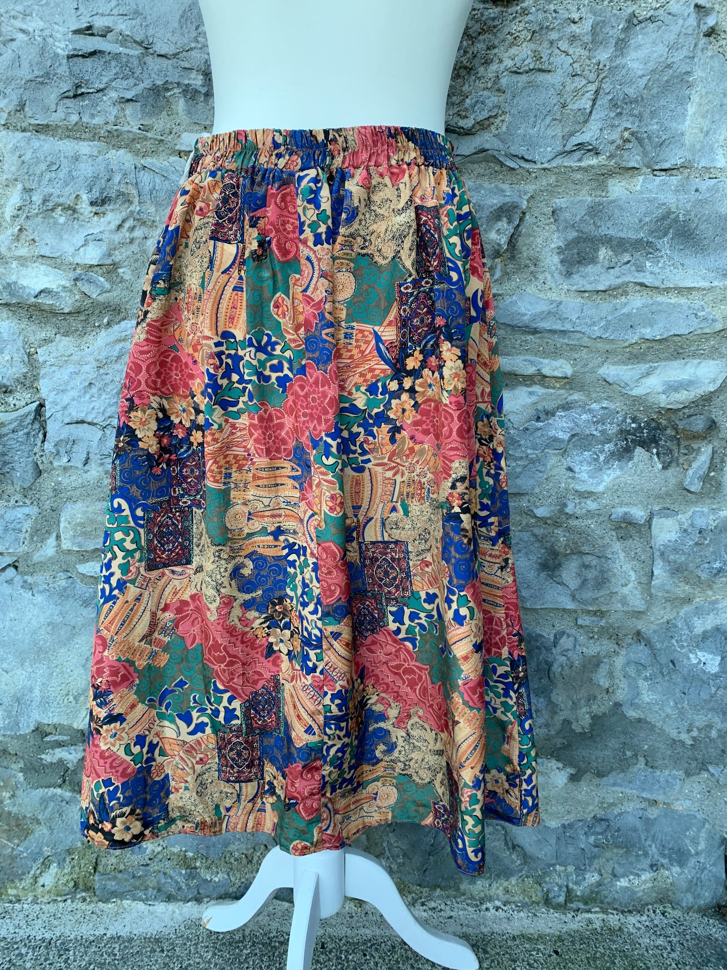 LS collection 90s abstract skirt uk 10