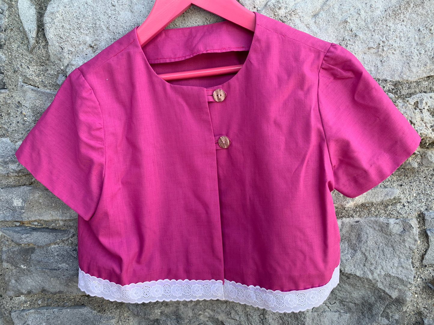 Pink bolero 9-10y (134-140cm)