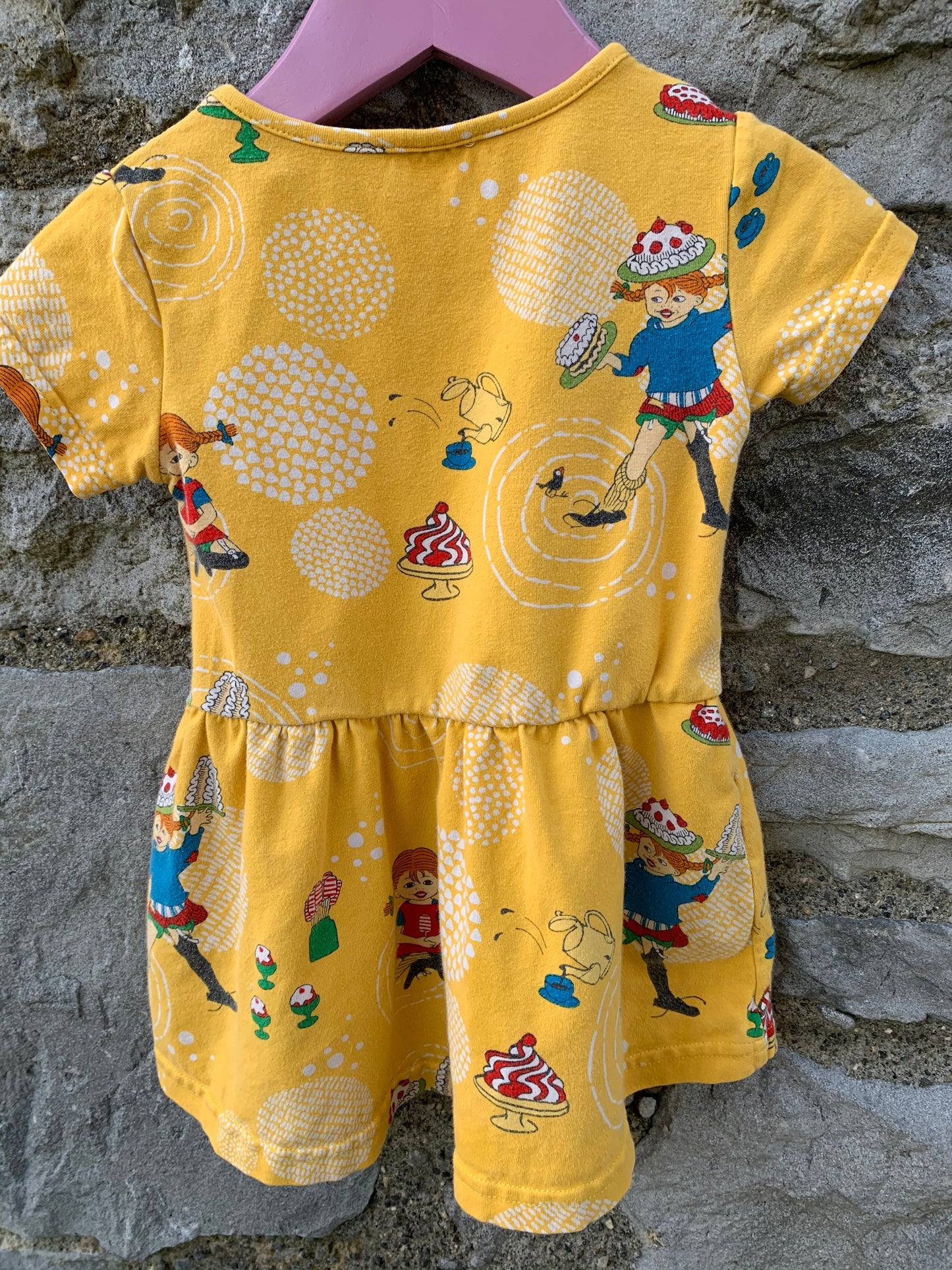 Pippi Longstocking dress 12-18m (80-86cm)