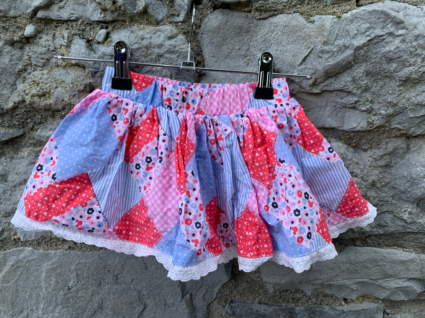 George patchwork twirly skirt 9-12m (74-80cm)