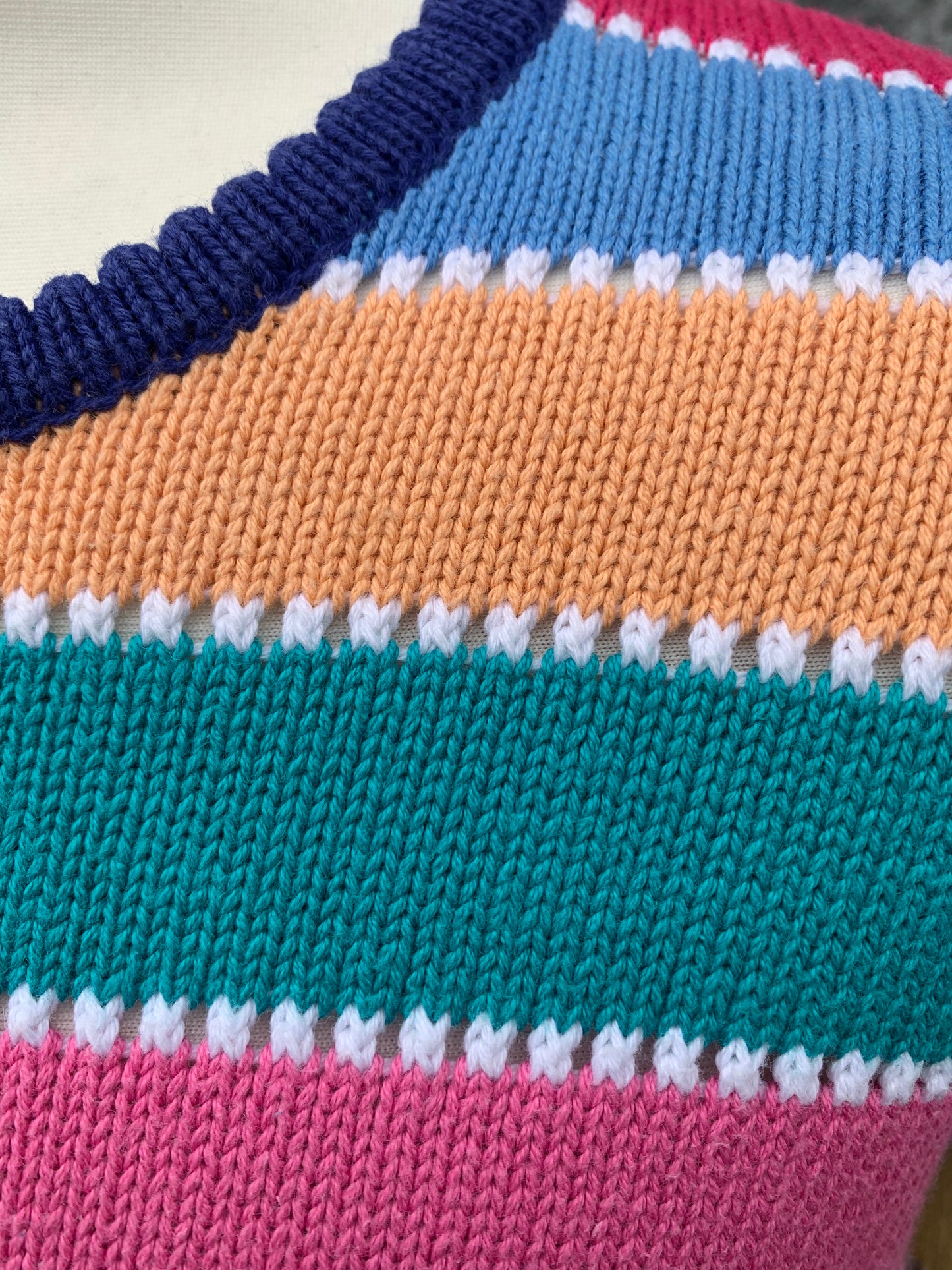 Rainbow stripes jumper uk 12