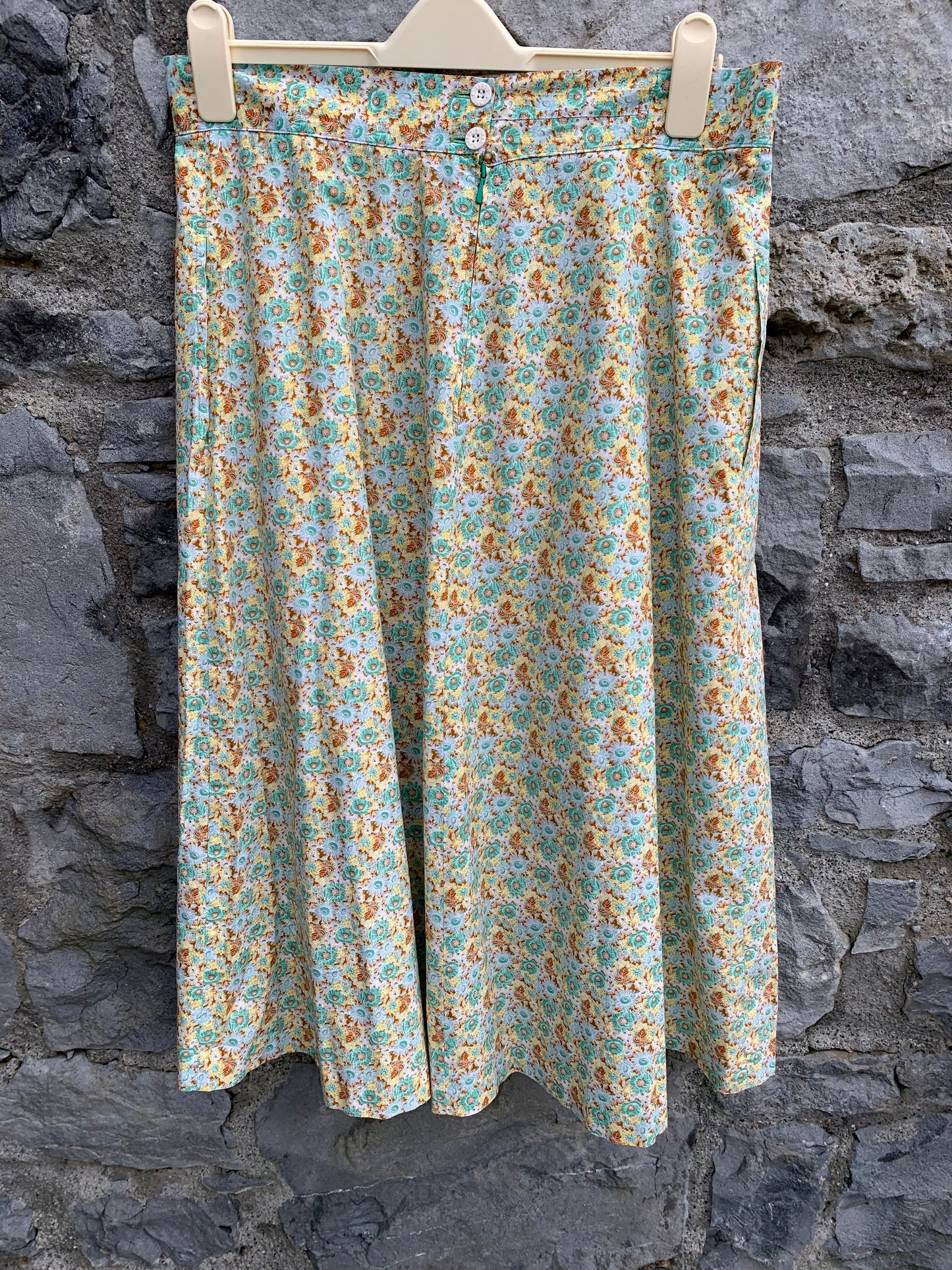 Handmade yellow meadow skirt uk 16