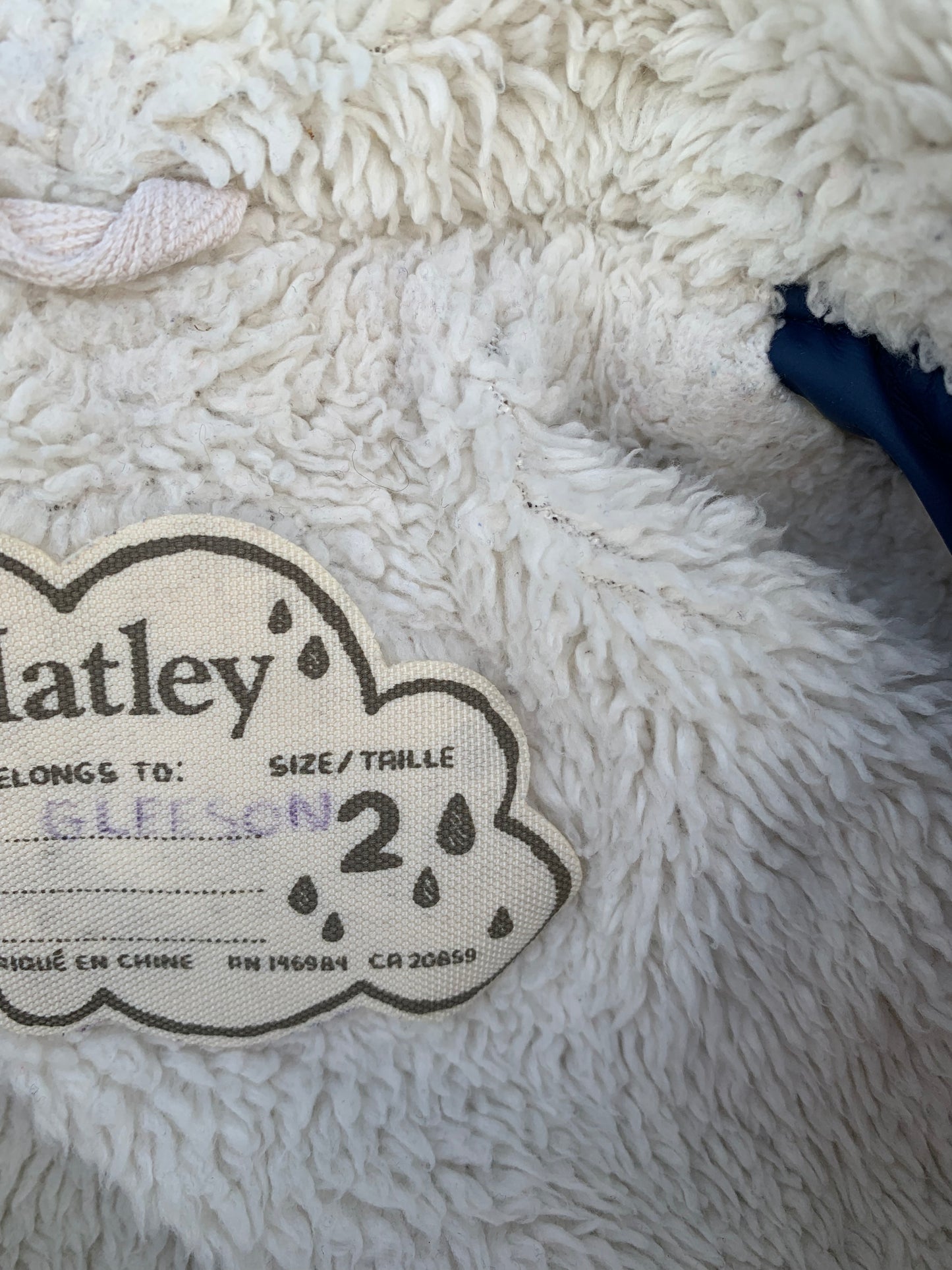 Navy raincoat 18-24m (86-92cm)