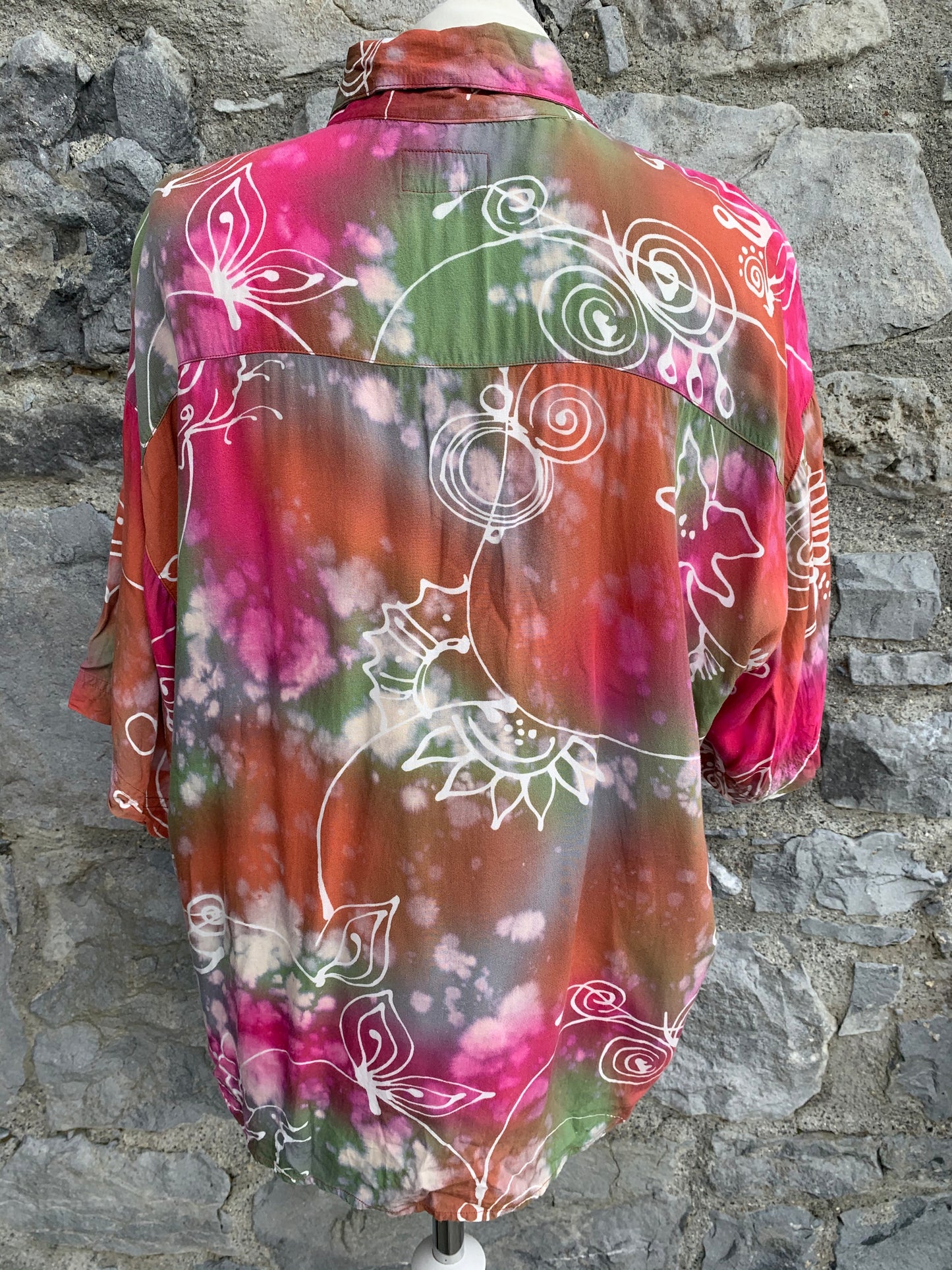 Didi 80s tie dye abstract shirt uk 14-16