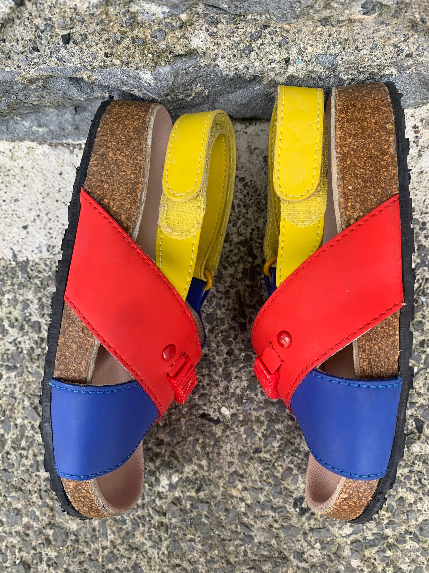 Colourful sandals uk 9.5 (eu 27)