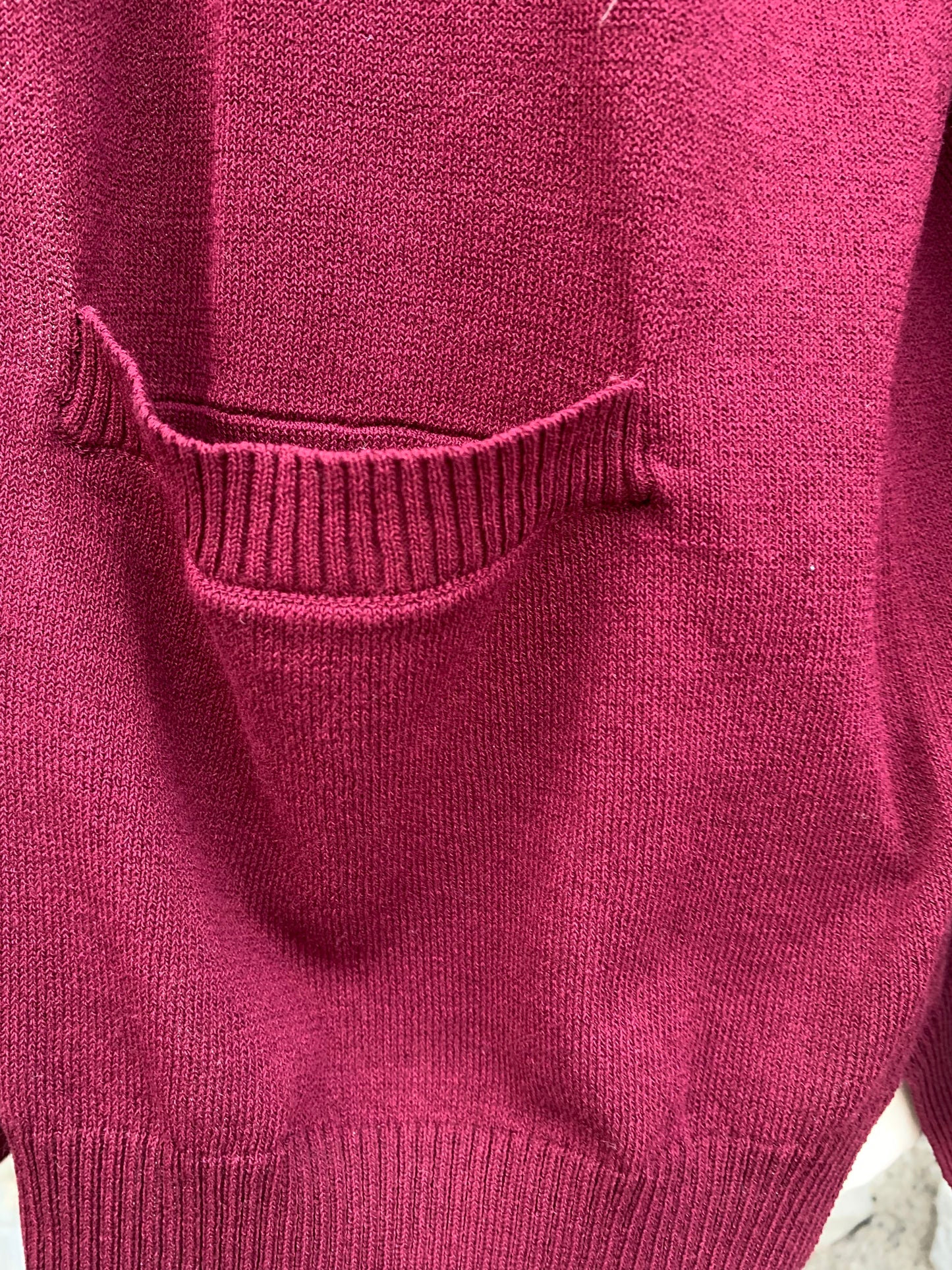 Purple open cardigan uk 14