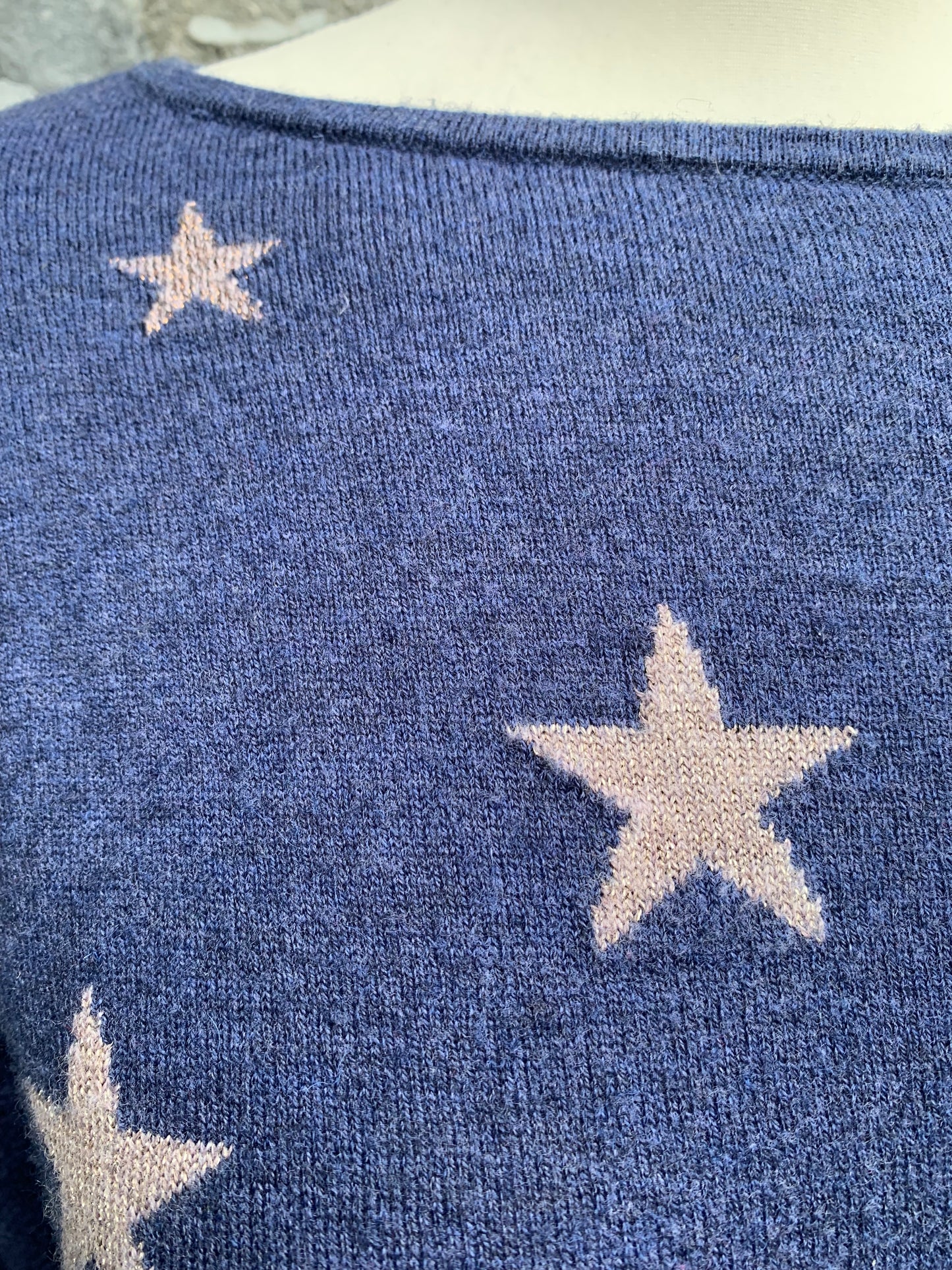 Sparkly stars jumper uk 8