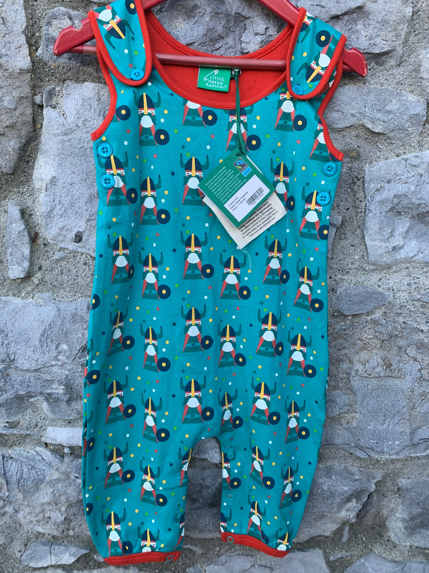 LGR Vikings short dungarees 3y (98cm)
