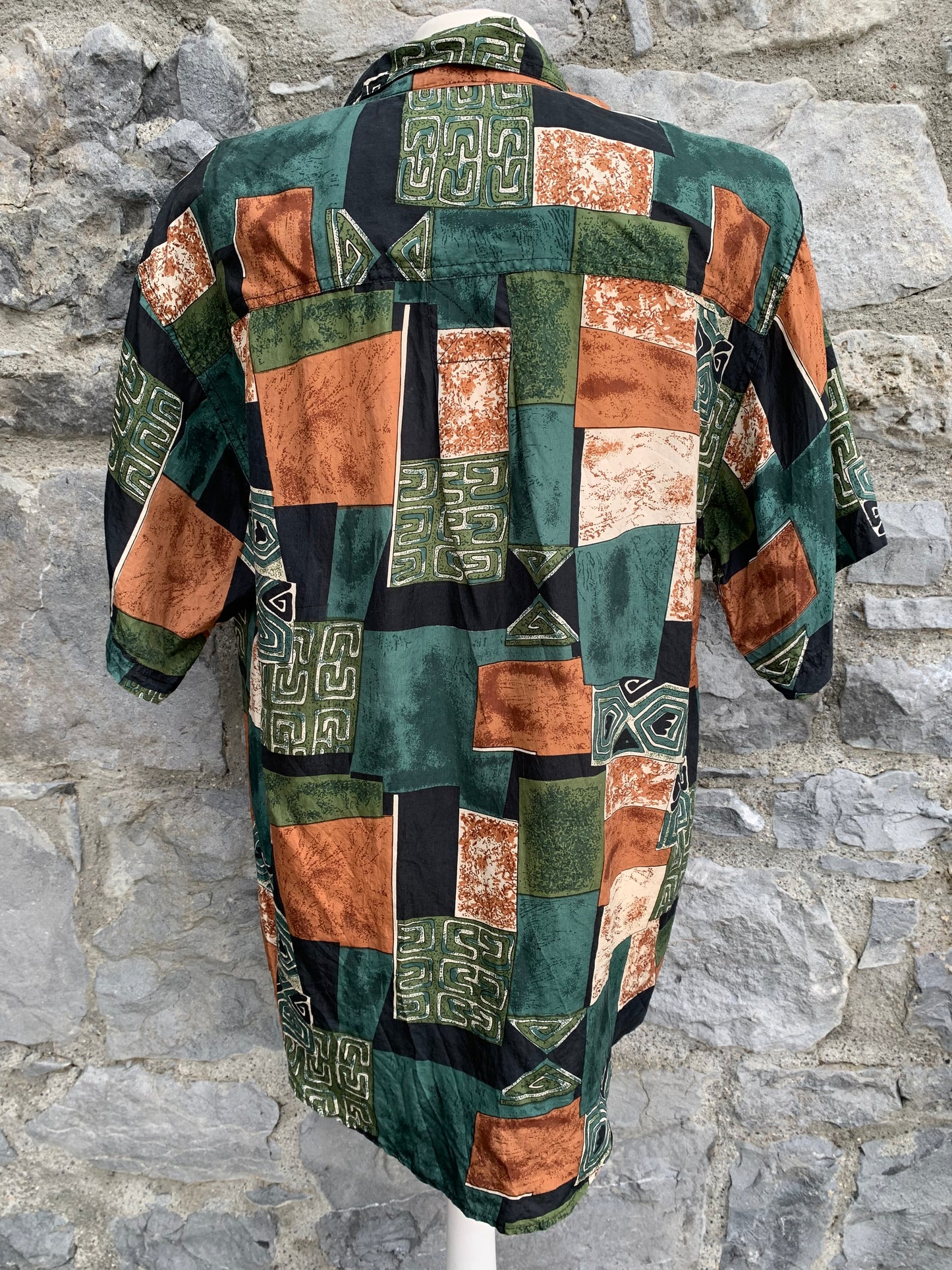 Whistles silk patchwork top Medium