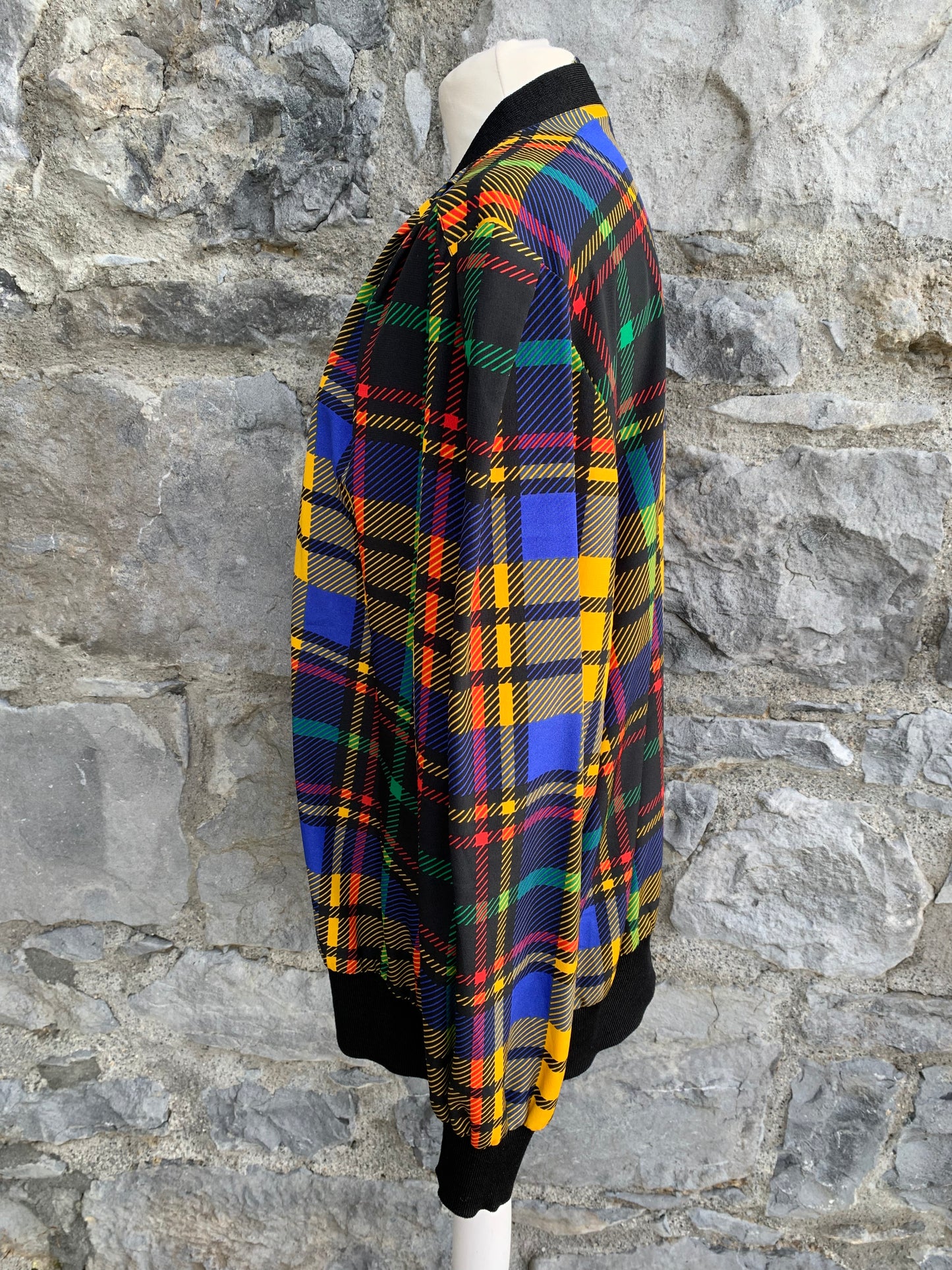 Hardob 80s yellow check blazer uk 16-20