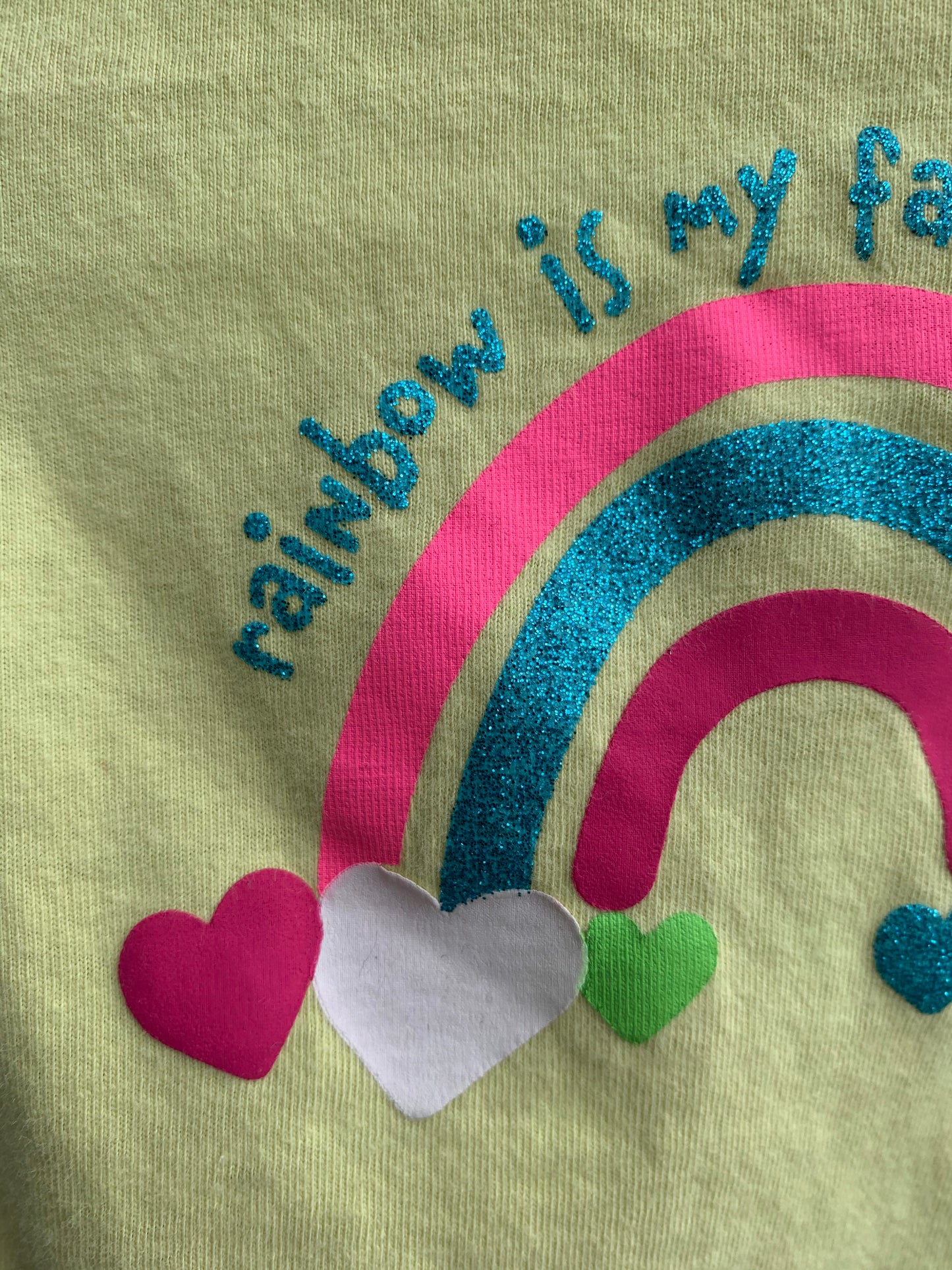 Rainbow tee 9-12m (74-80cm)