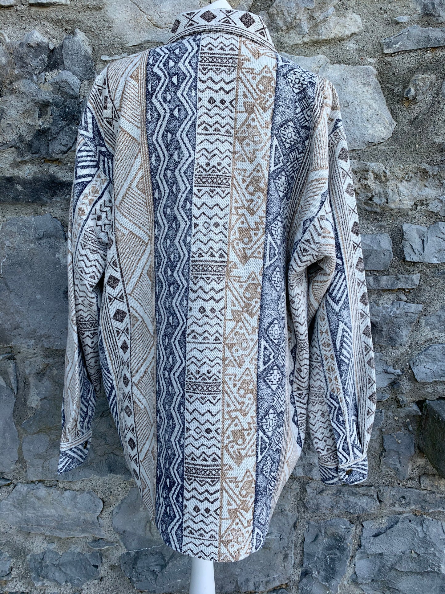 Topstar 90s zipped Aztec shirt Large