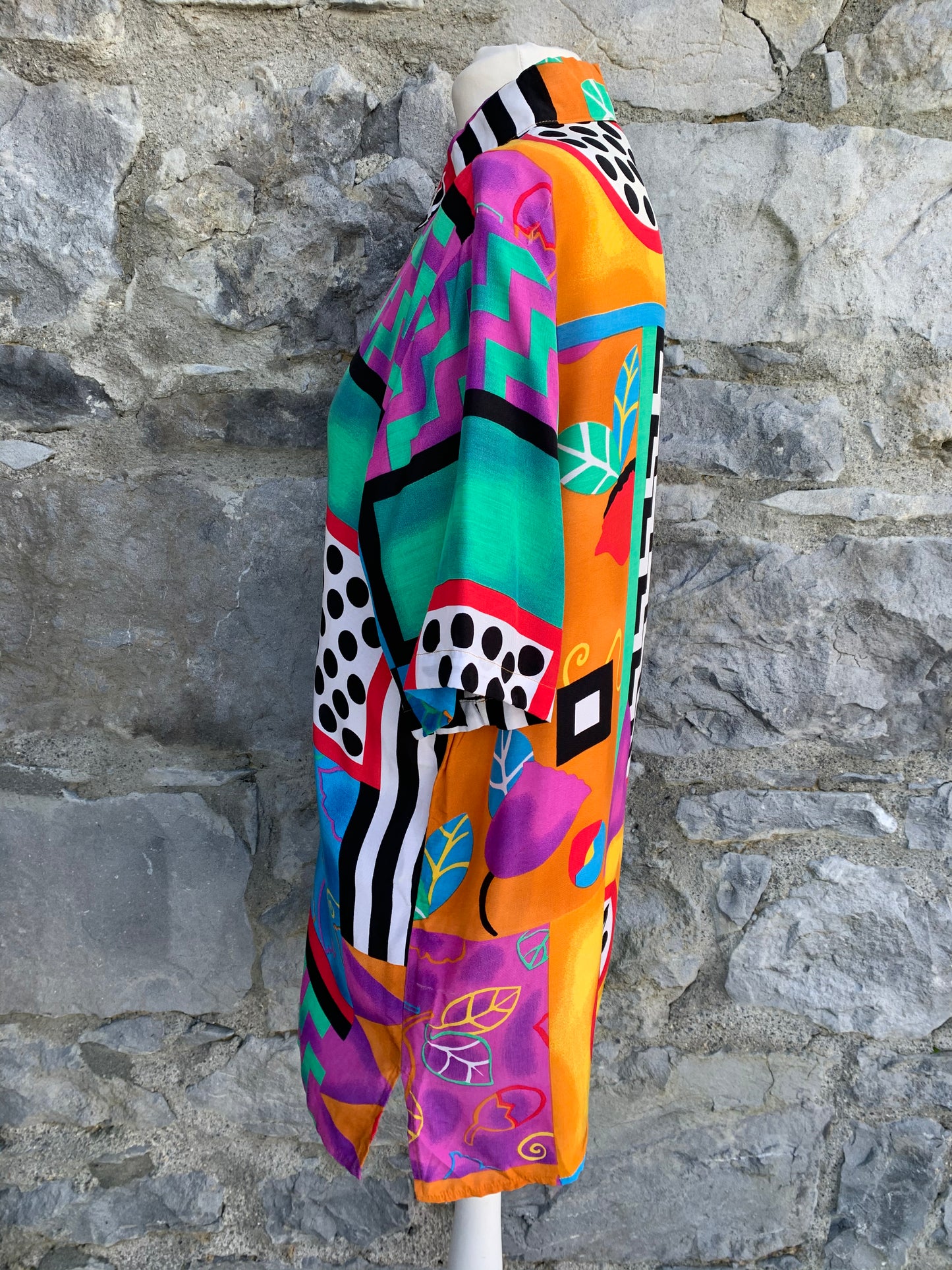 Abstract colourful shirt uk 10-12