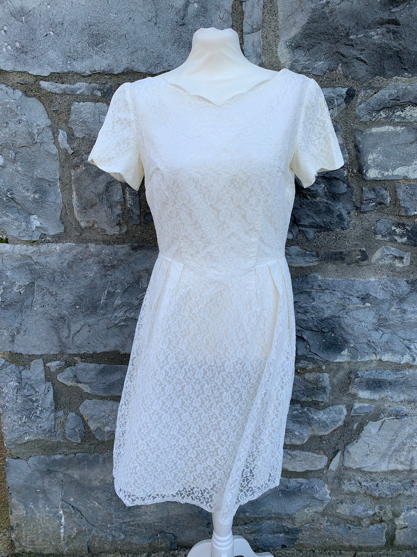 White lace dress uk 10