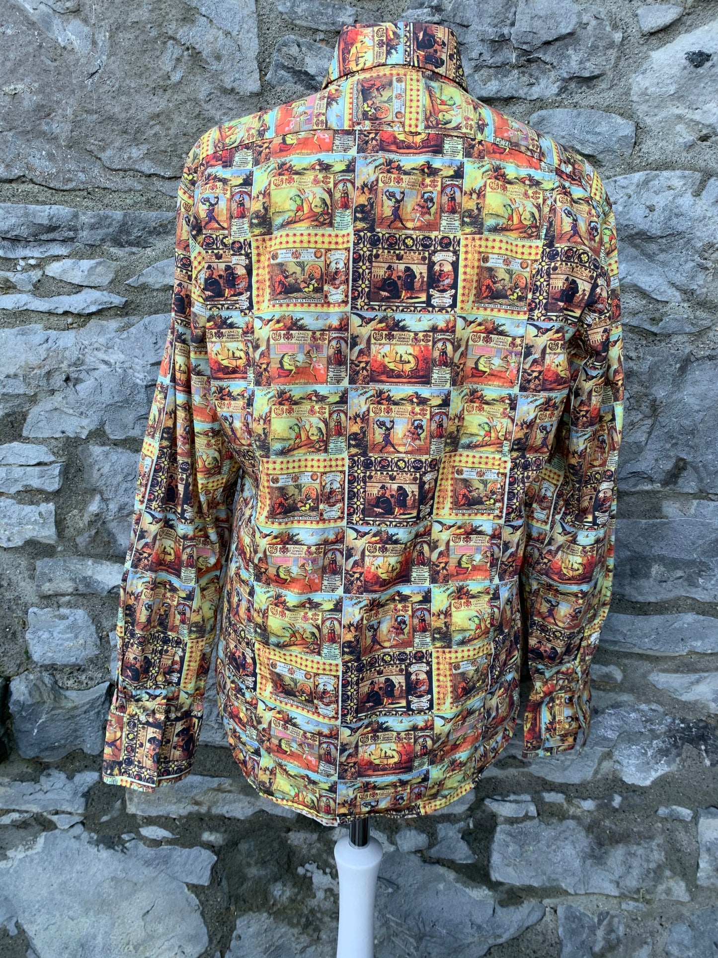 90s funky shirt S/M