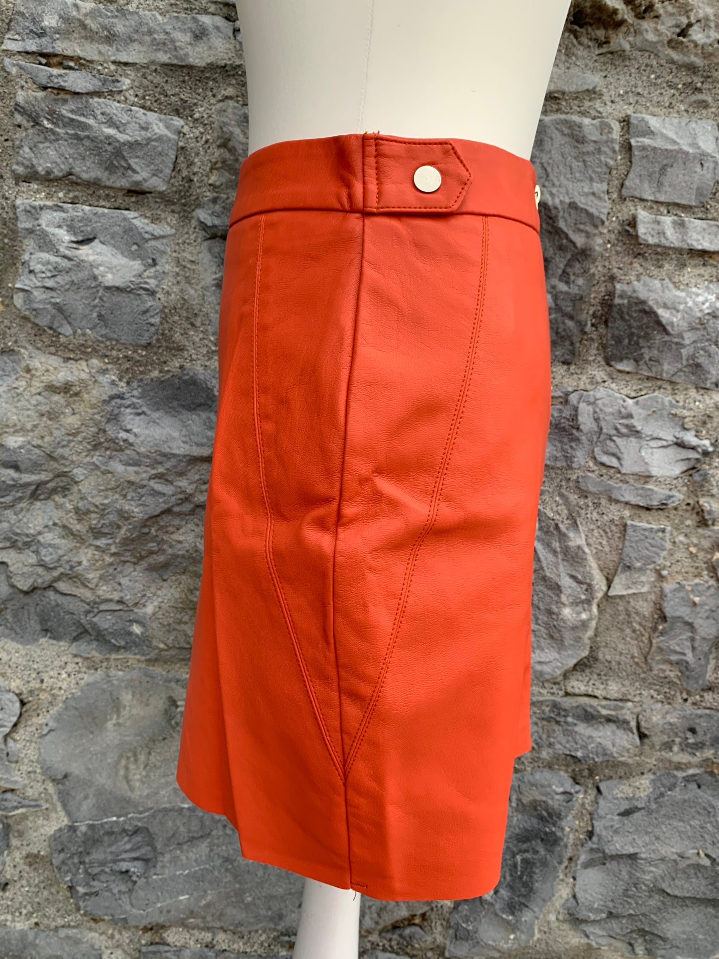 Orange skirt uk 10
