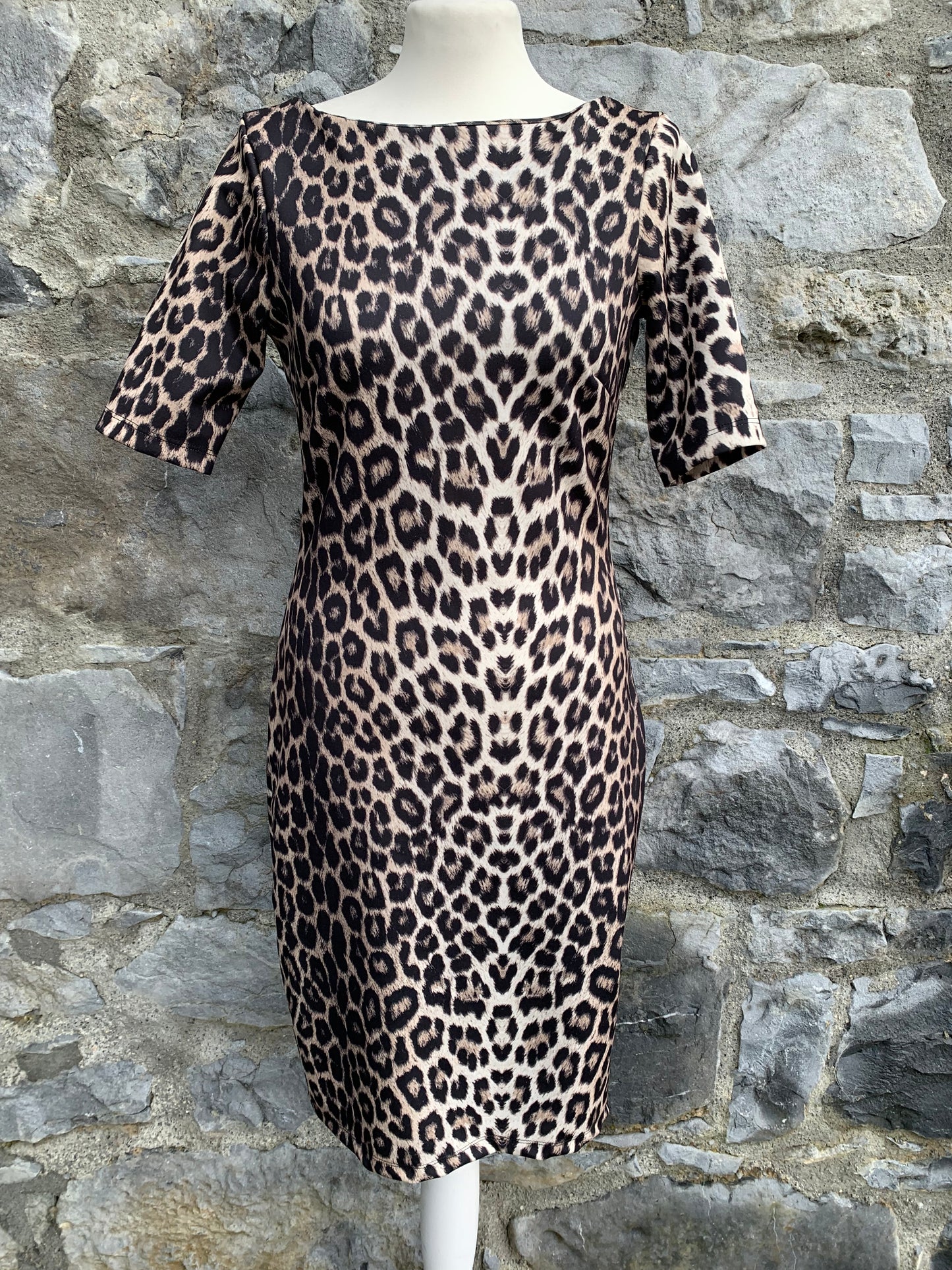 Leopard print dress uk 10