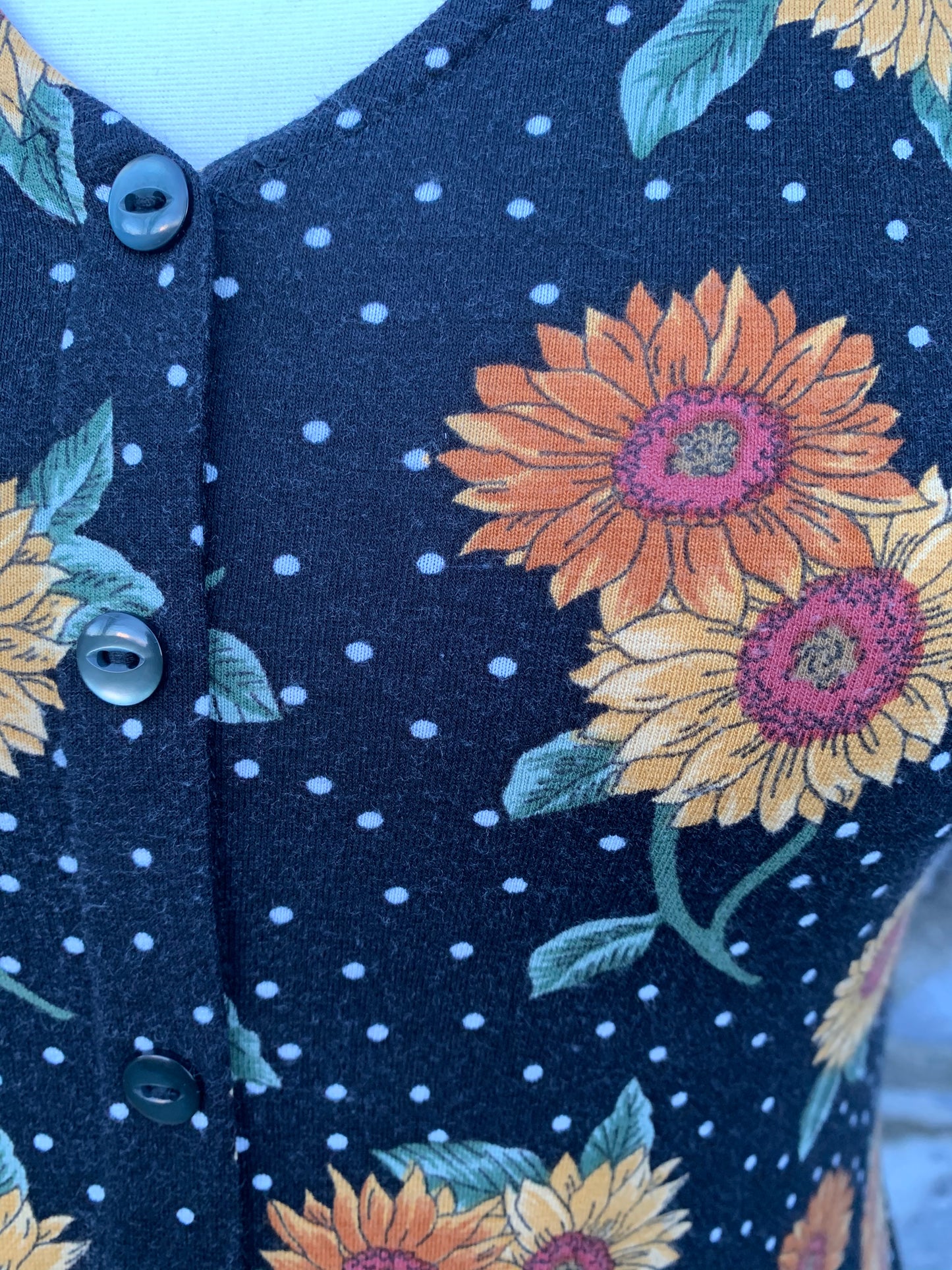 90s sunflower dress uk 8-10