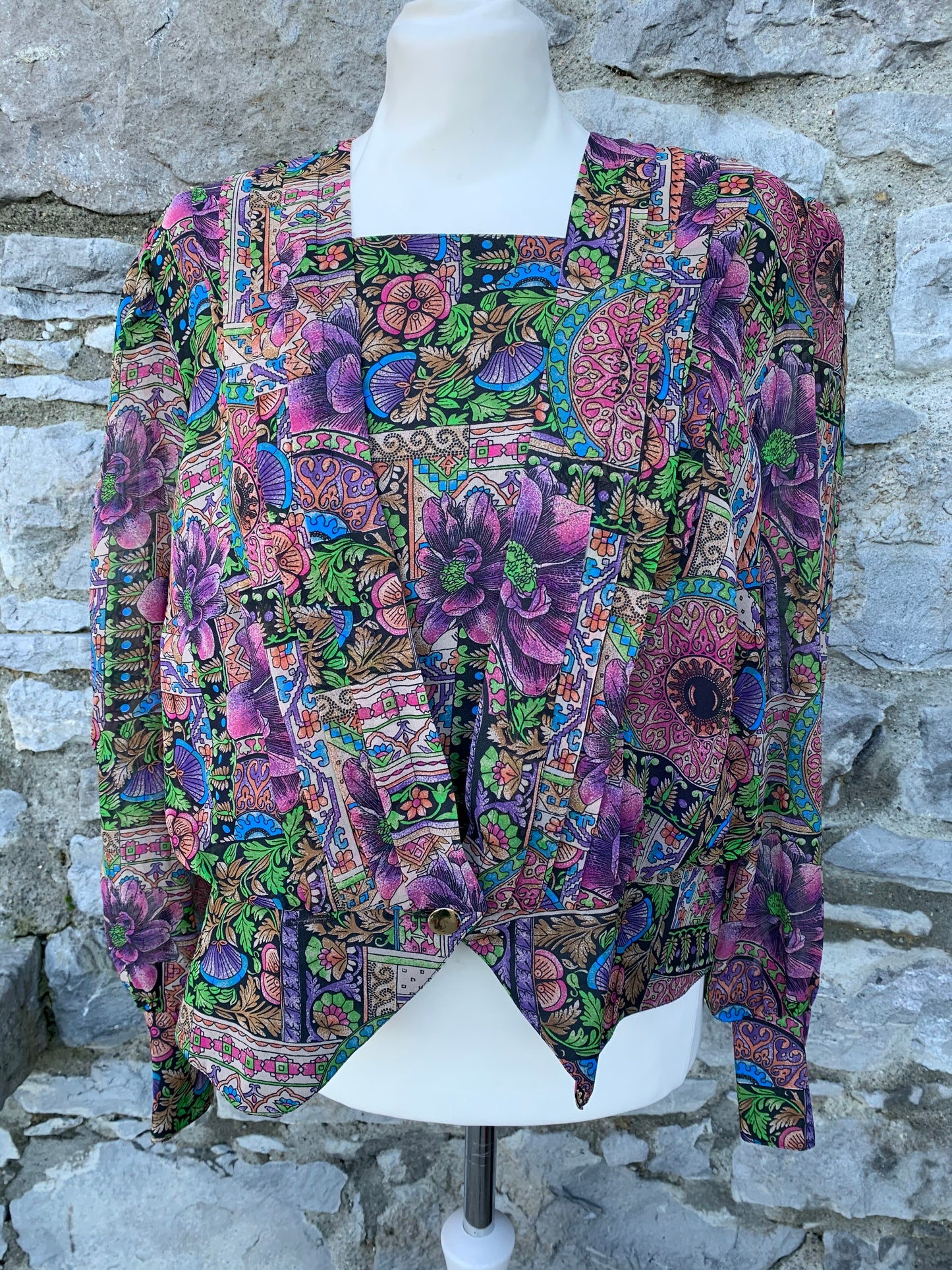 Hardob 80s floral blouse uk 16