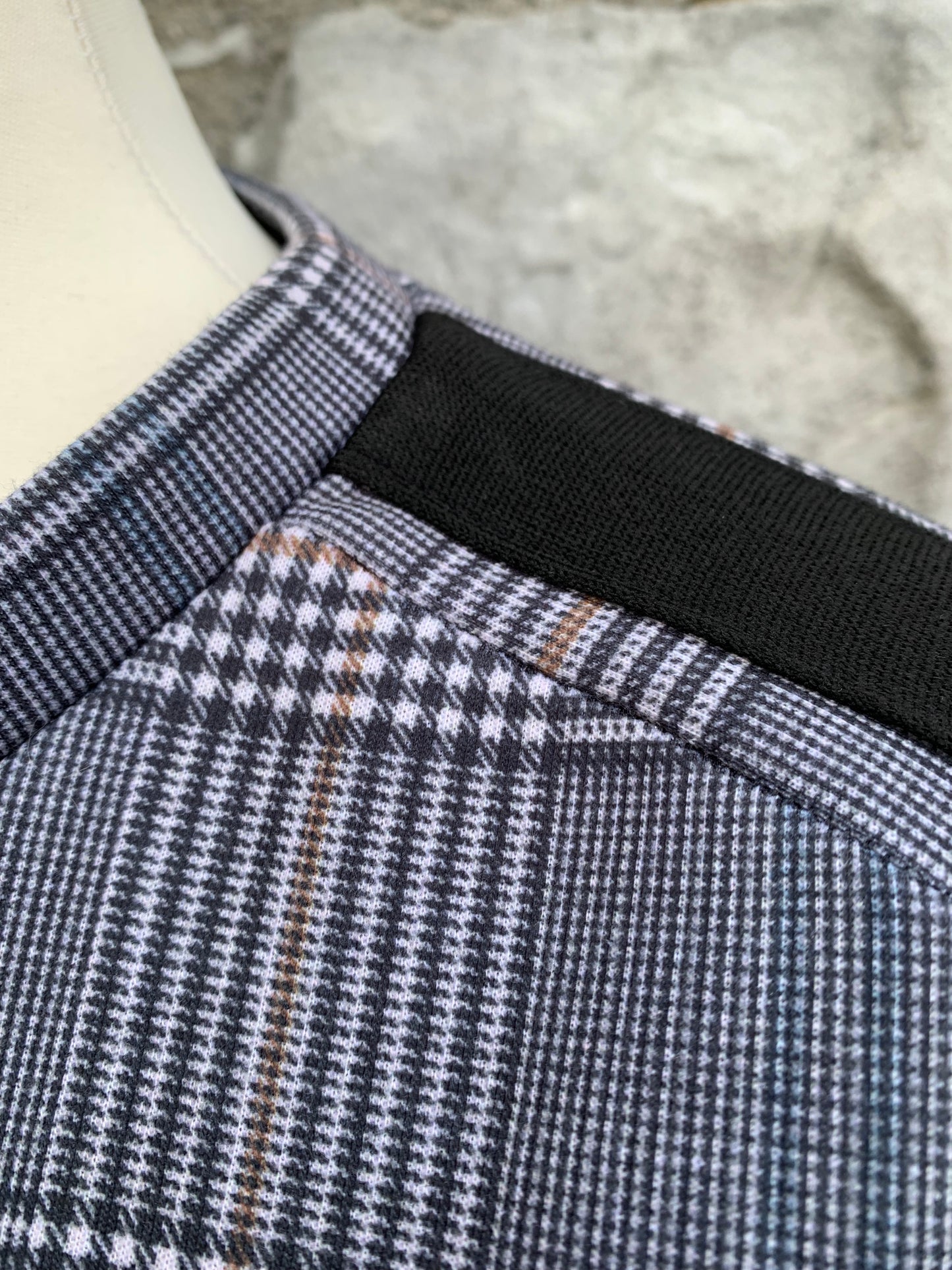 Houndstooth top XS