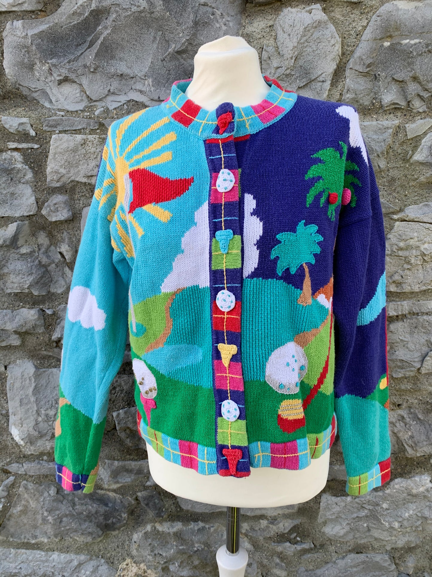 Berek funky golf cardigan uk 12