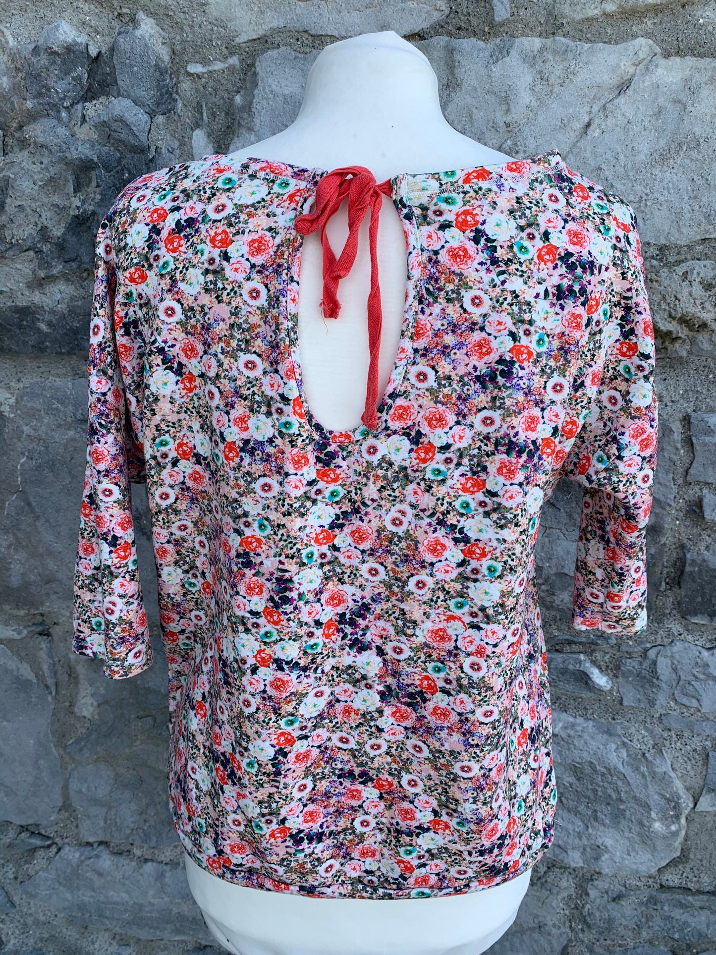 Floral top uk 10