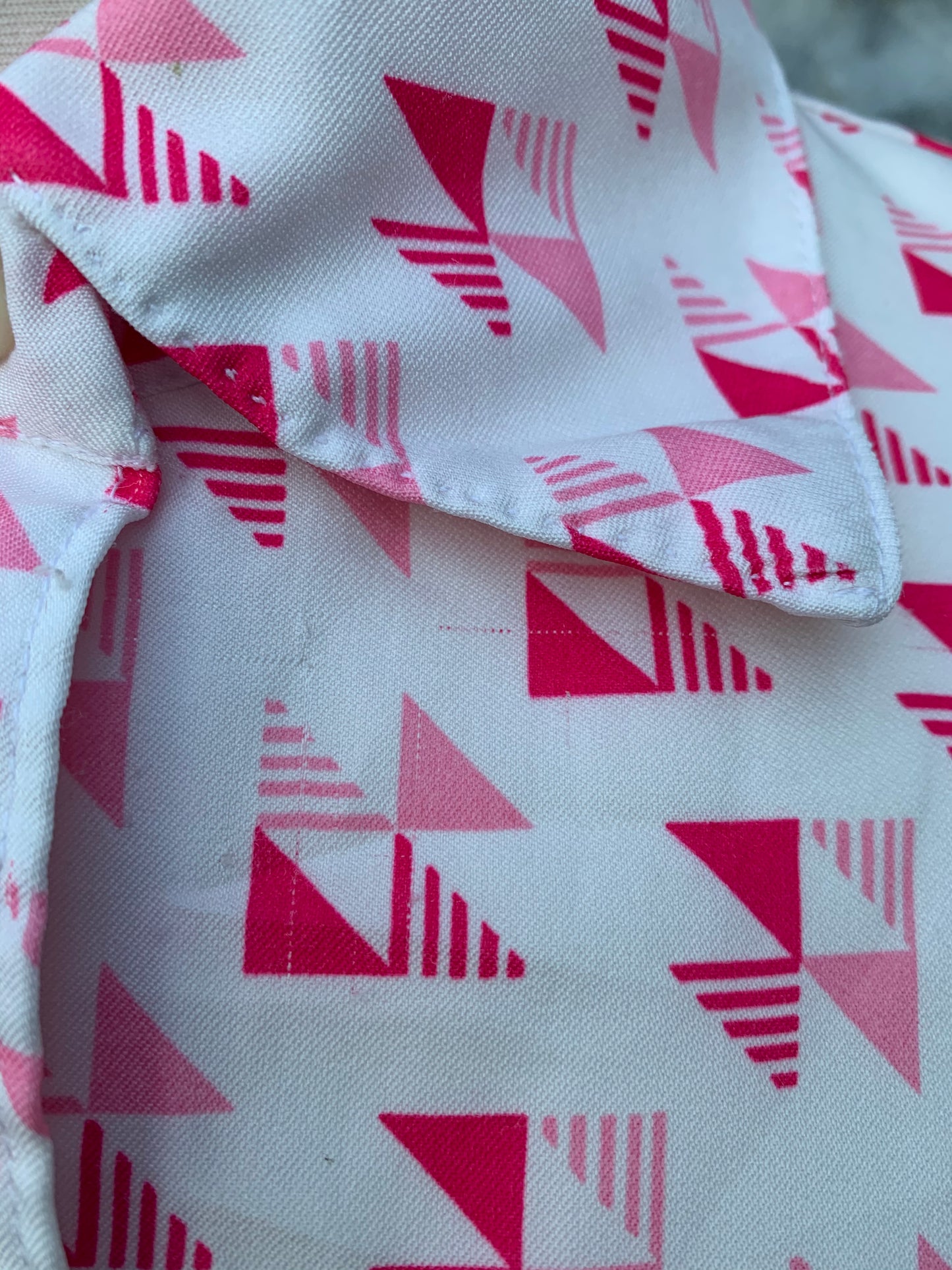 70s geometric shirt uk 8-10
