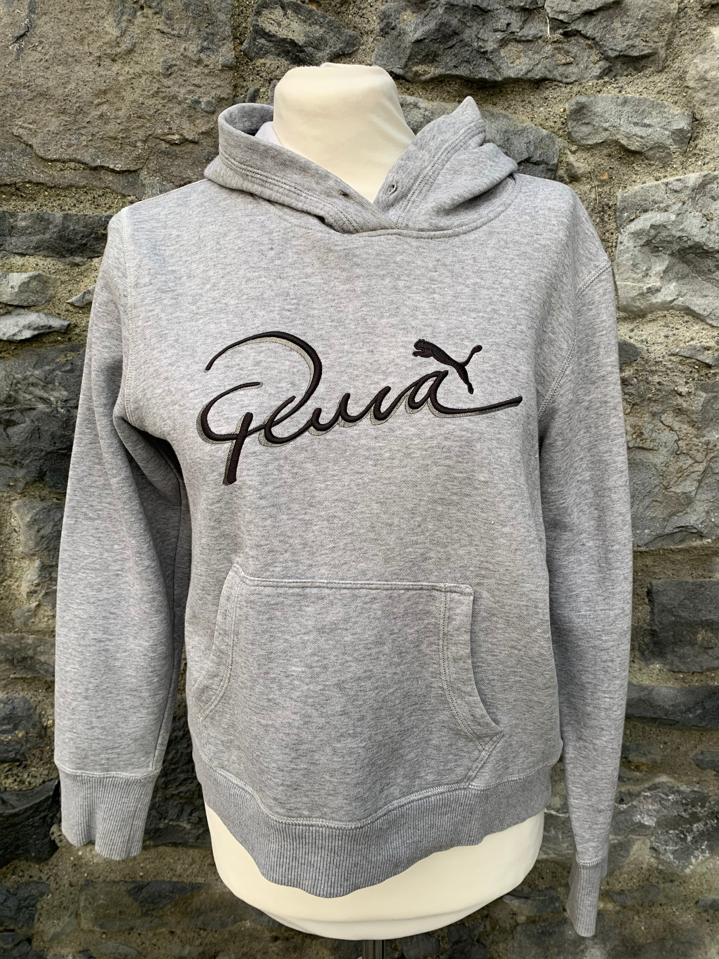 Puma grey hoodie uk 8-10