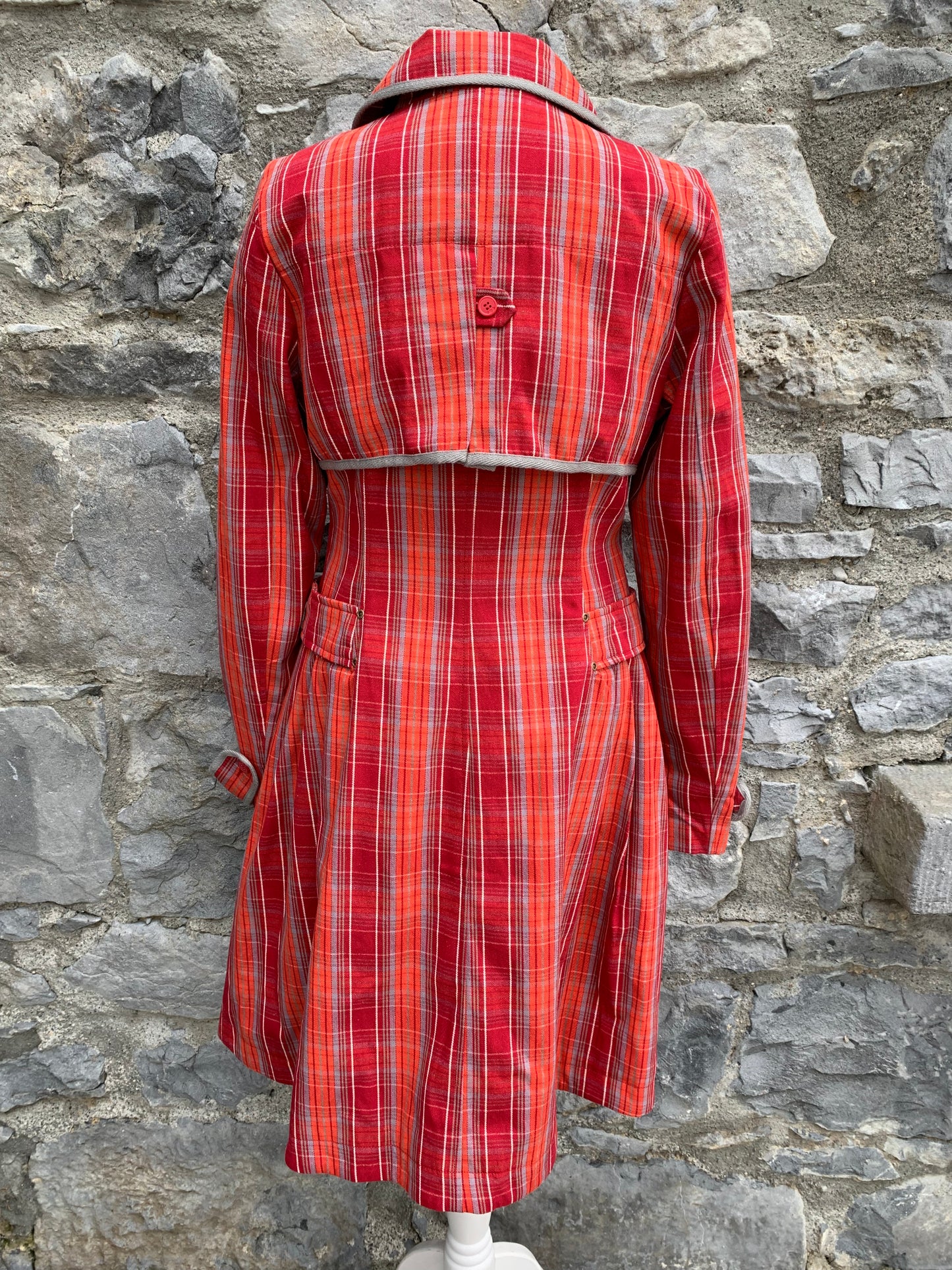 Red check coat uk 10-12