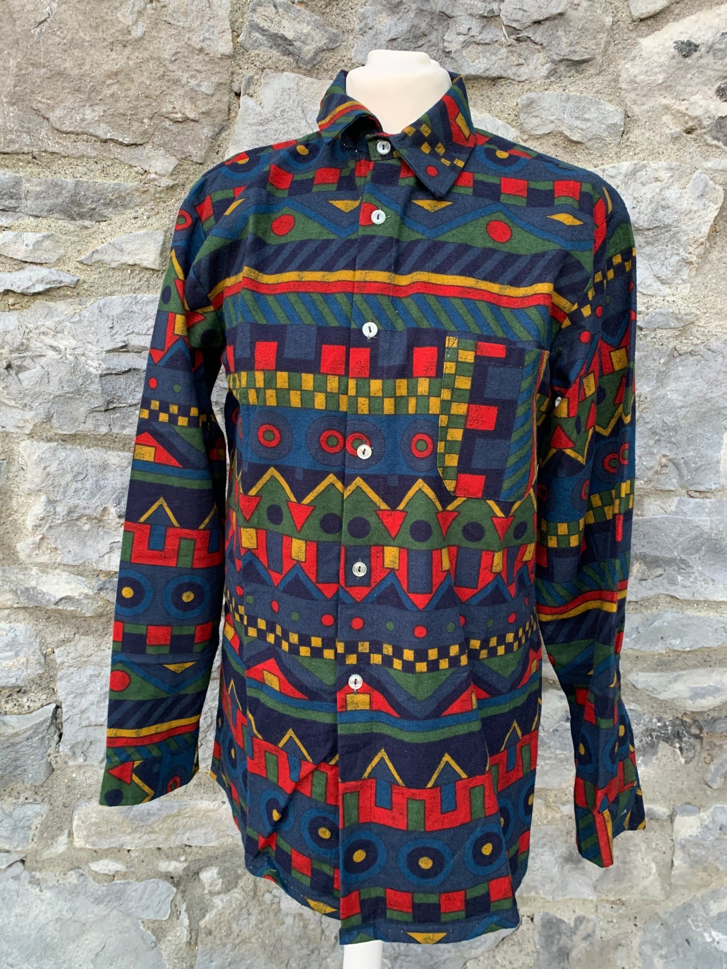 Flannel abstract shirt Small