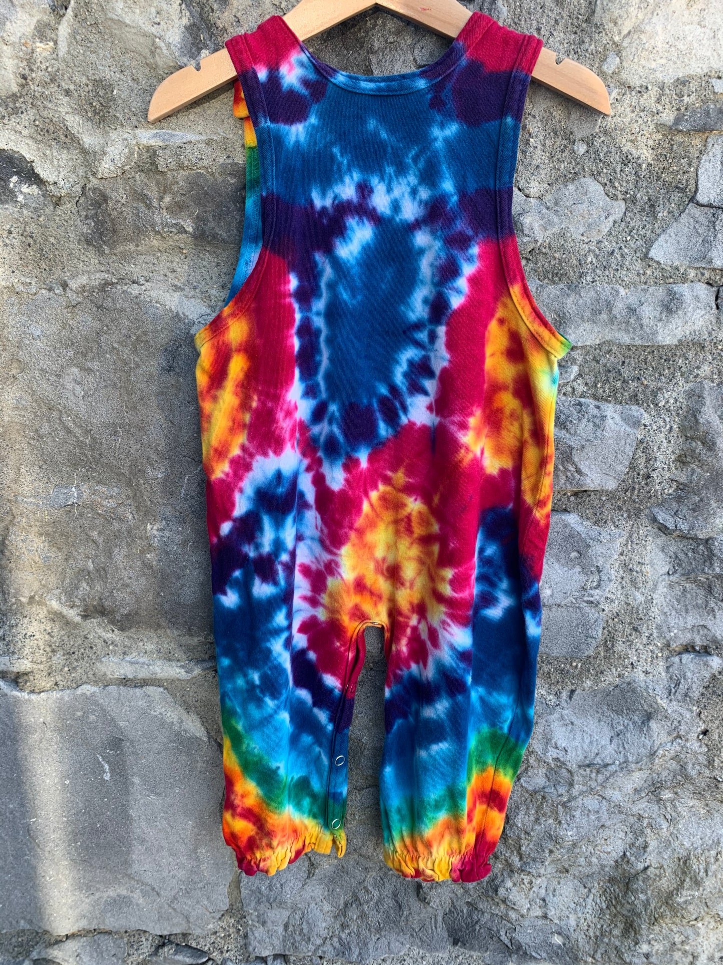 CK Tie dye dungarees 9-12m (74-80cm)