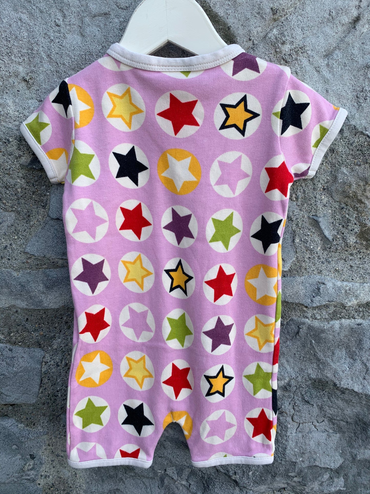 Pink stars rompers 3m (62cm)