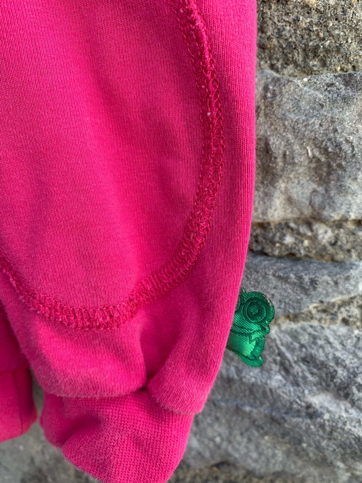 Pink rib pants 0-1m (56cm)