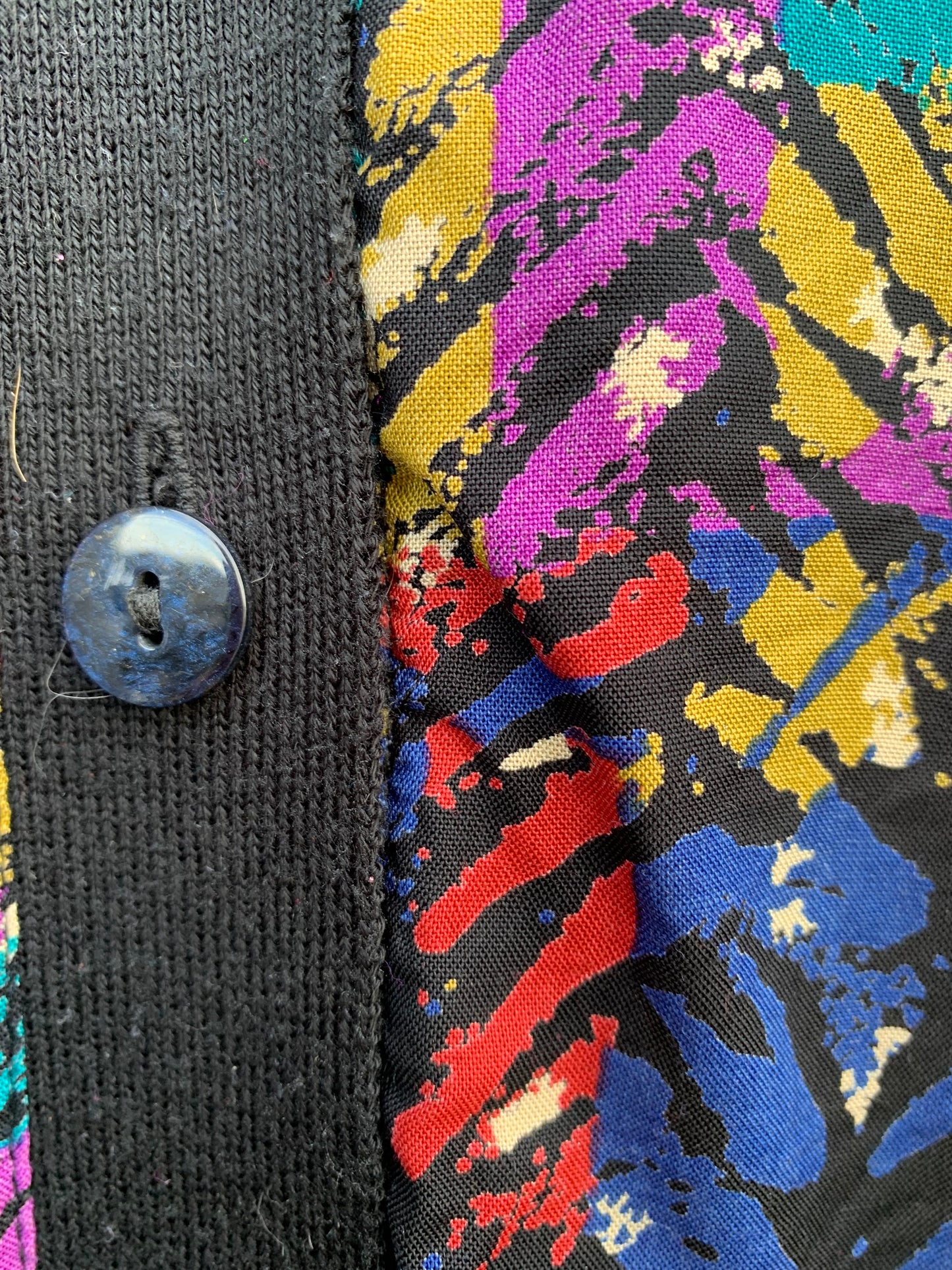 Rainbow herringbone cardigan uk 14