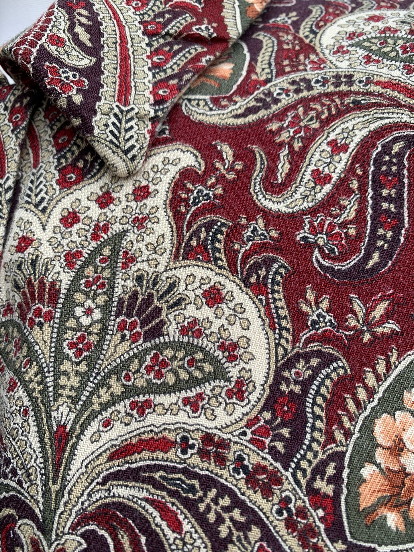 80s paisley shirt uk 18-20