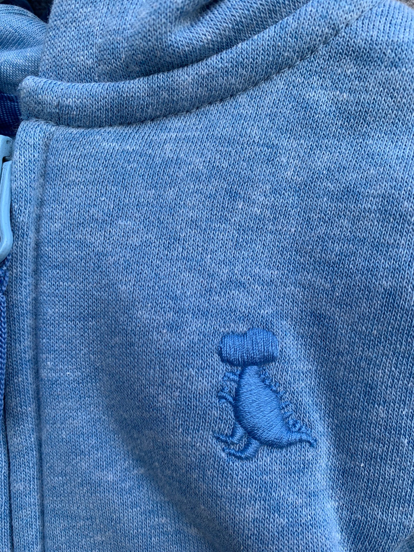 Blue hoodie 0-3m (56-62cm)