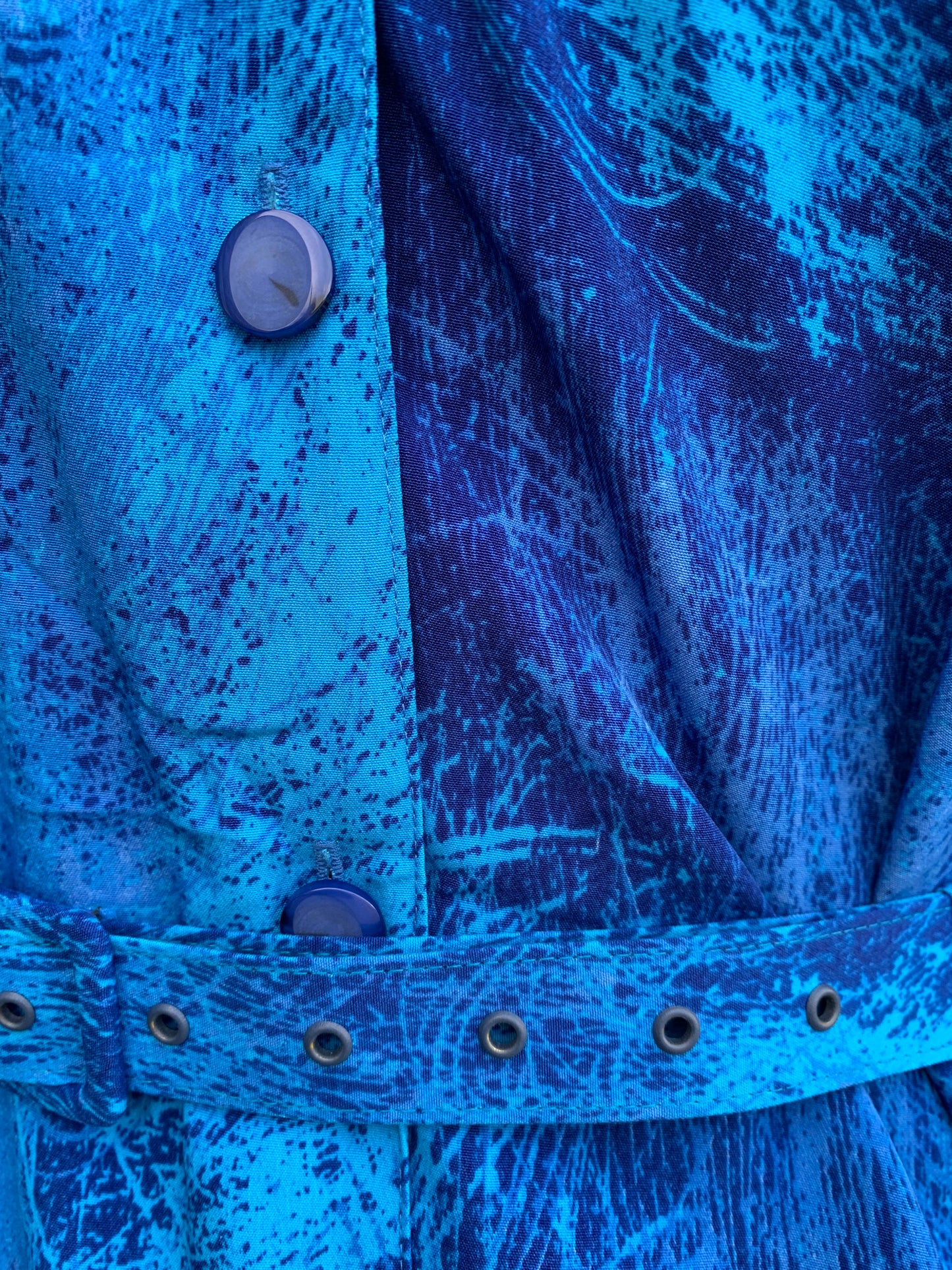 Anna Maxwell 90s blue dress uk 12