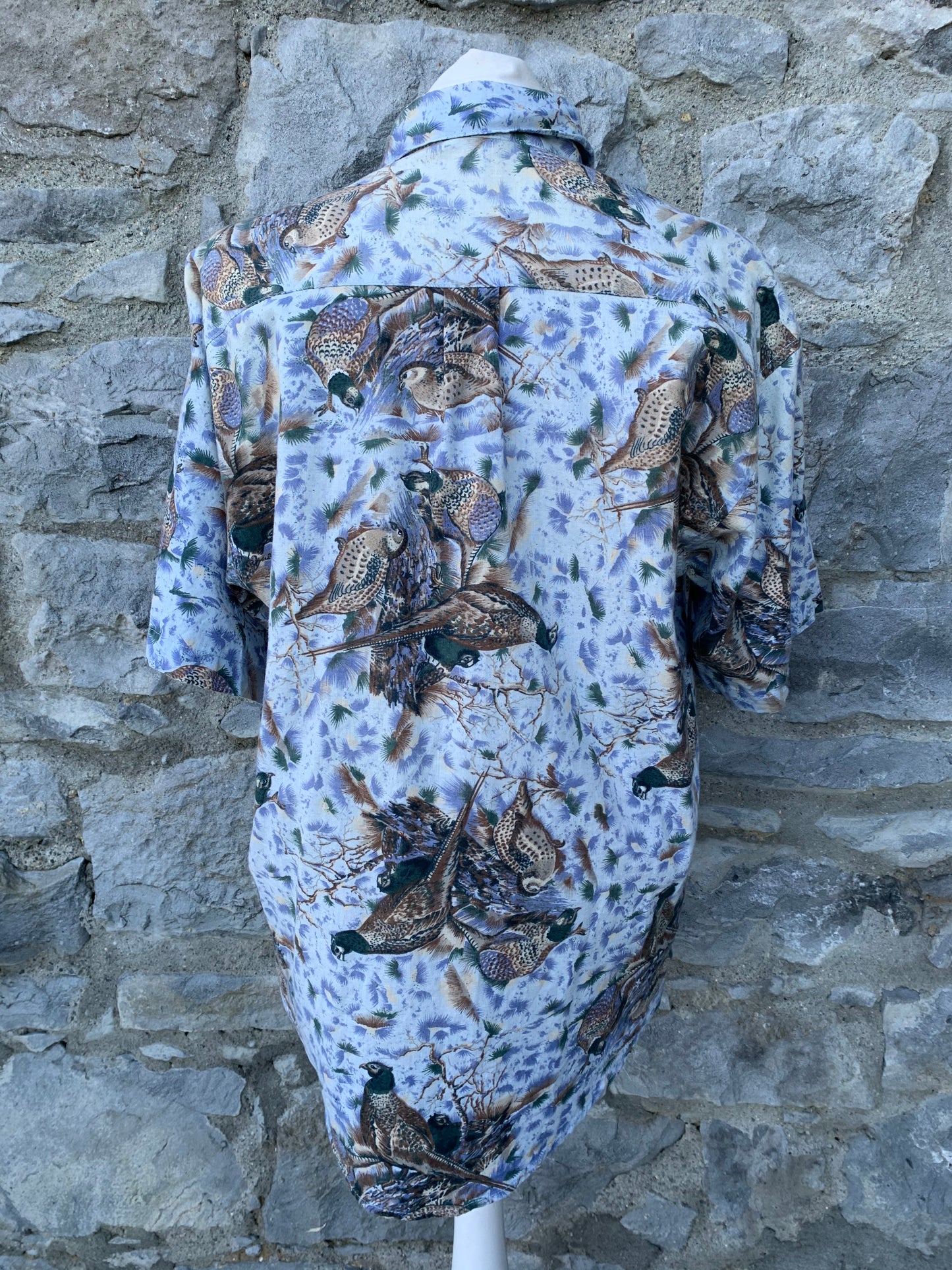 90s pheasants shirt Medium