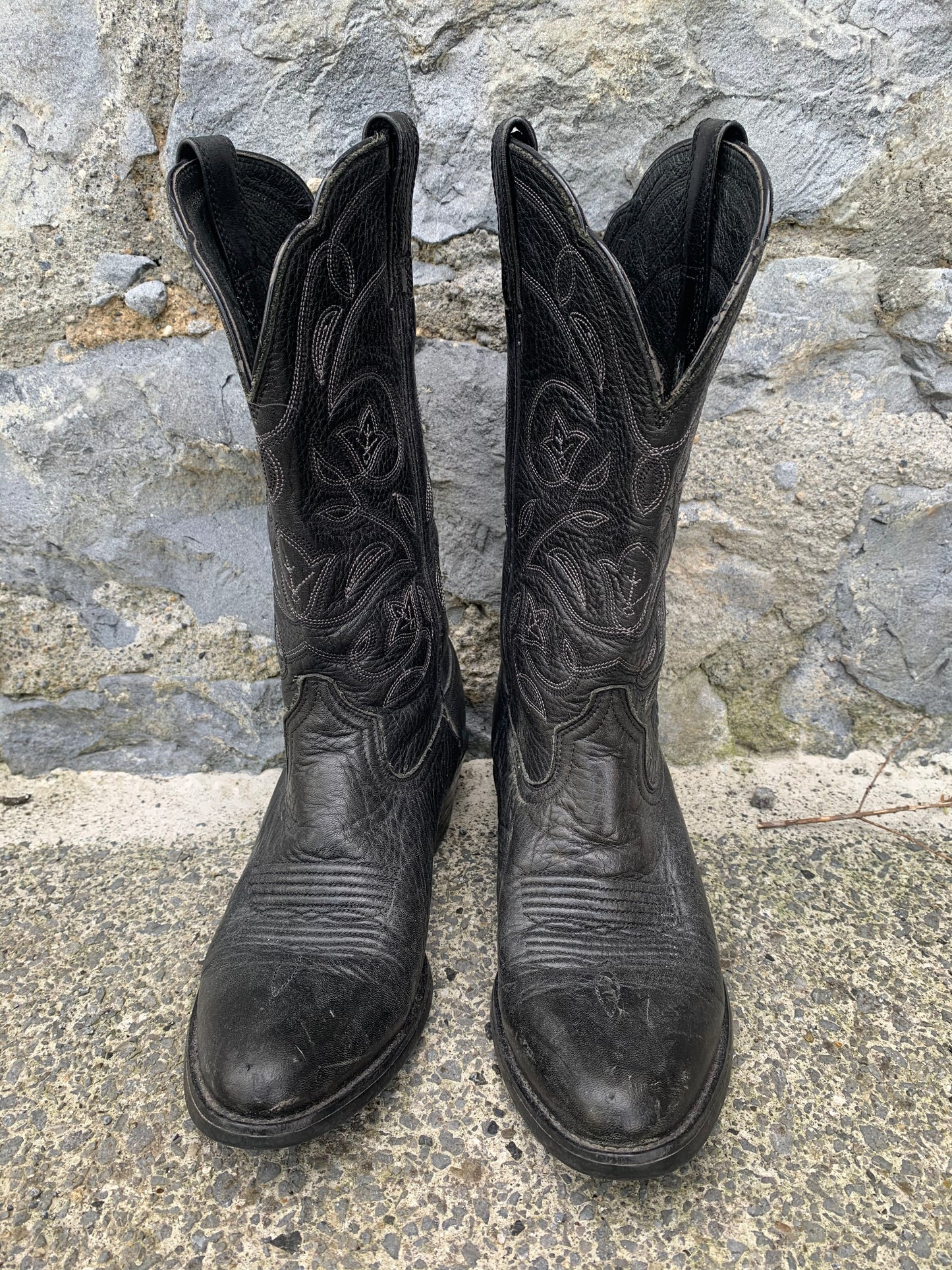 Black cowboy boots uk 3 (eu 36)